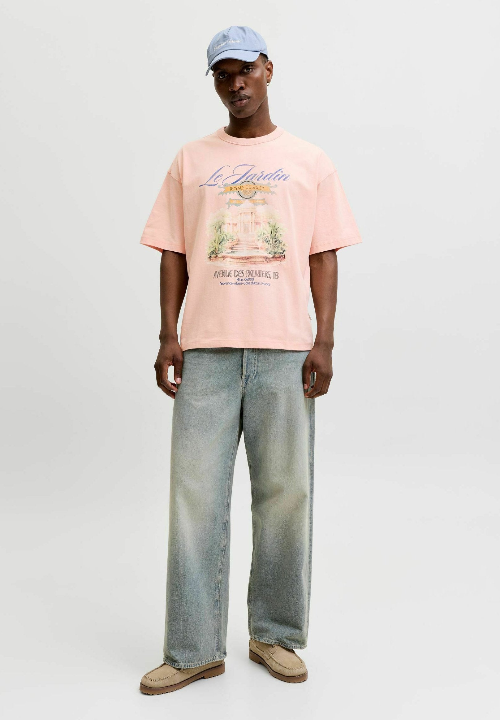 T- - Print T-shirt - peach melba
