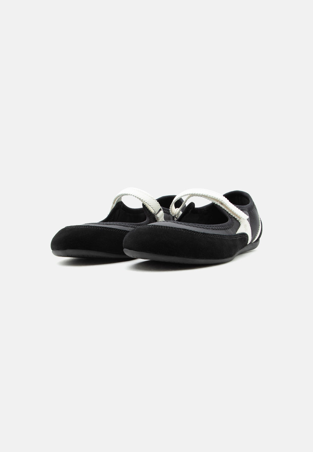 MYSTIE - Ankle strap ballet pumps - black