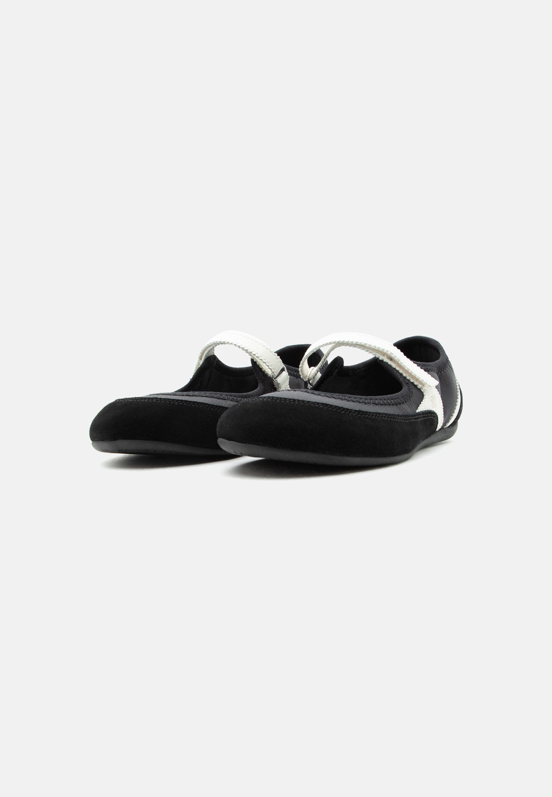 MYSTIE - Ankle strap ballet pumps - black