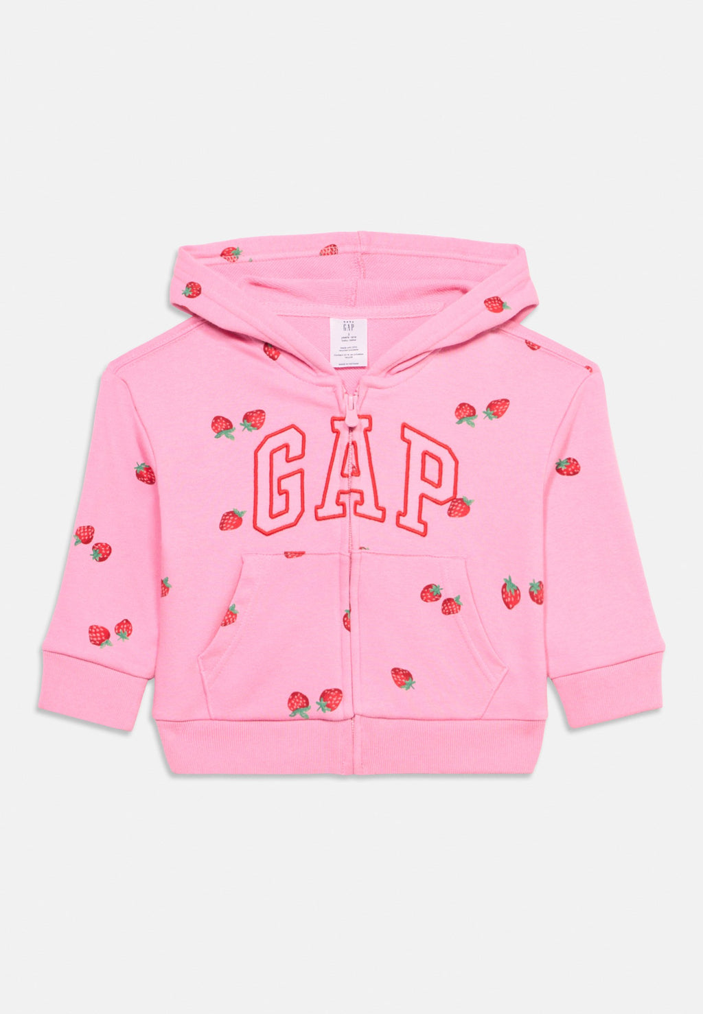 LOGO - Zip-up sweatshirt - parisian pink