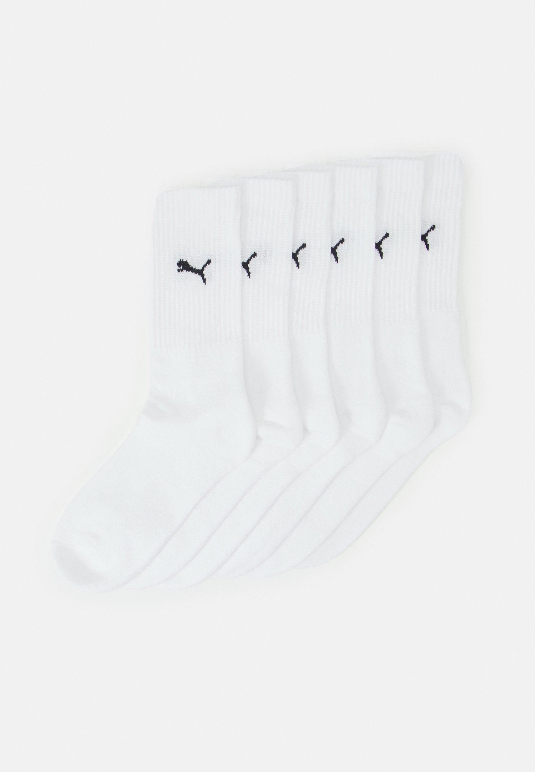 CREW ECOM UNISEX 6 PACK - Sports socks - white