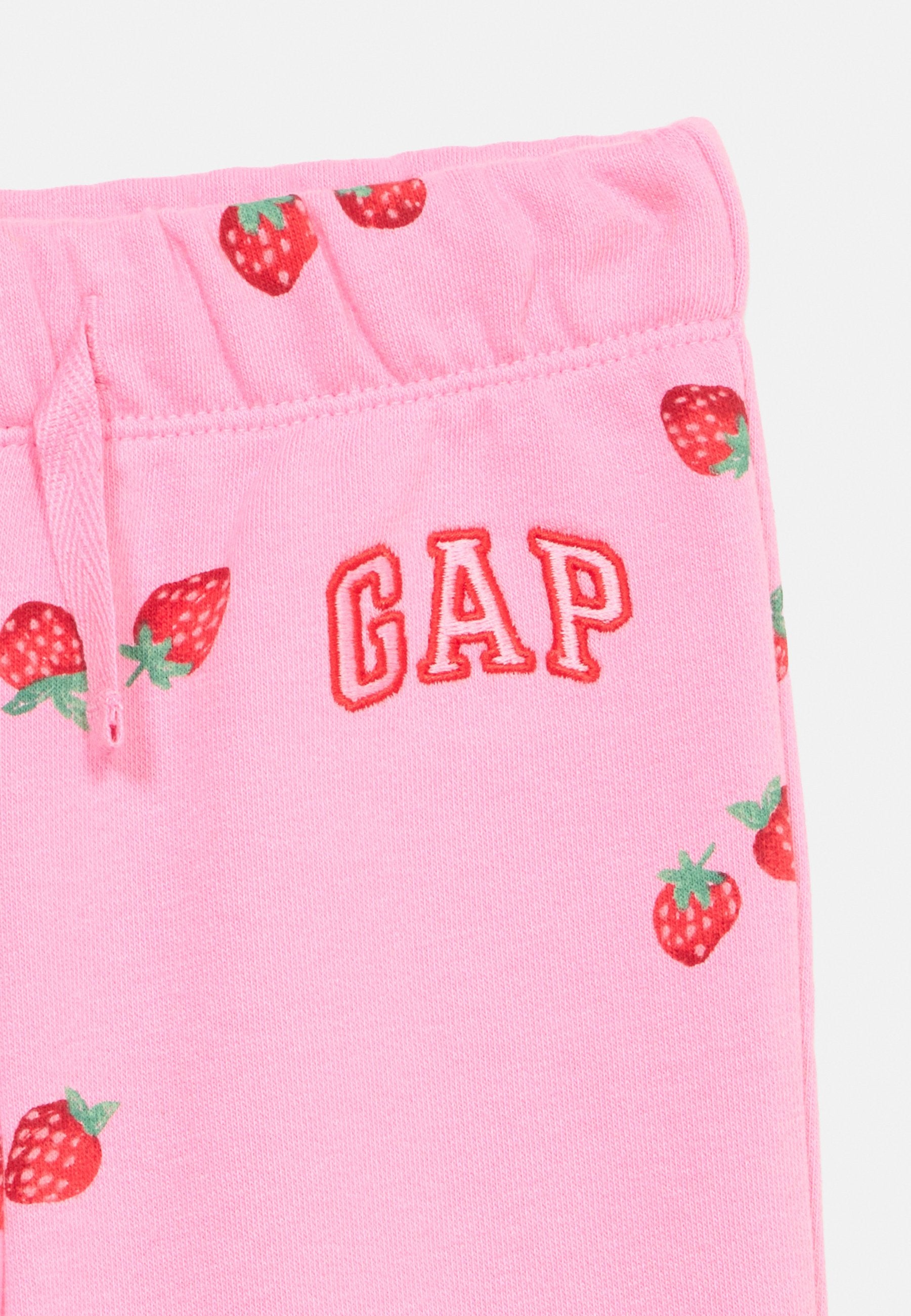 LOGO - Tracksuit bottoms - parisian pink