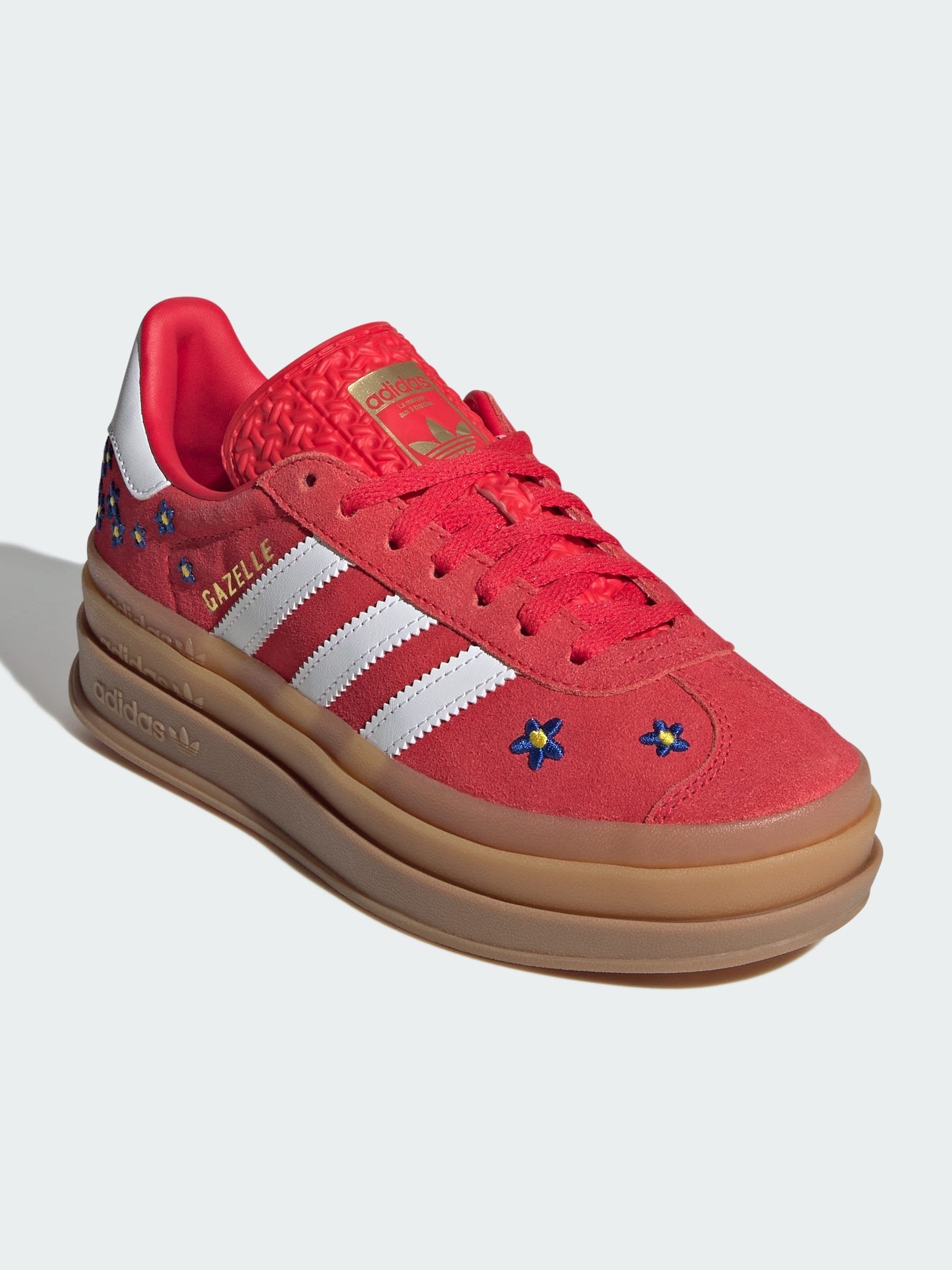 GAZELLE BOLD J UNISEX - Trainers - pure ruby/ftwr white/gum 1