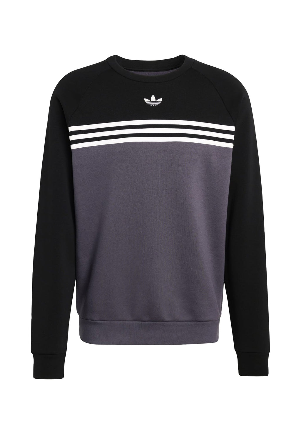 STRIPES CREW - Sweatshirt - aurora onix/black