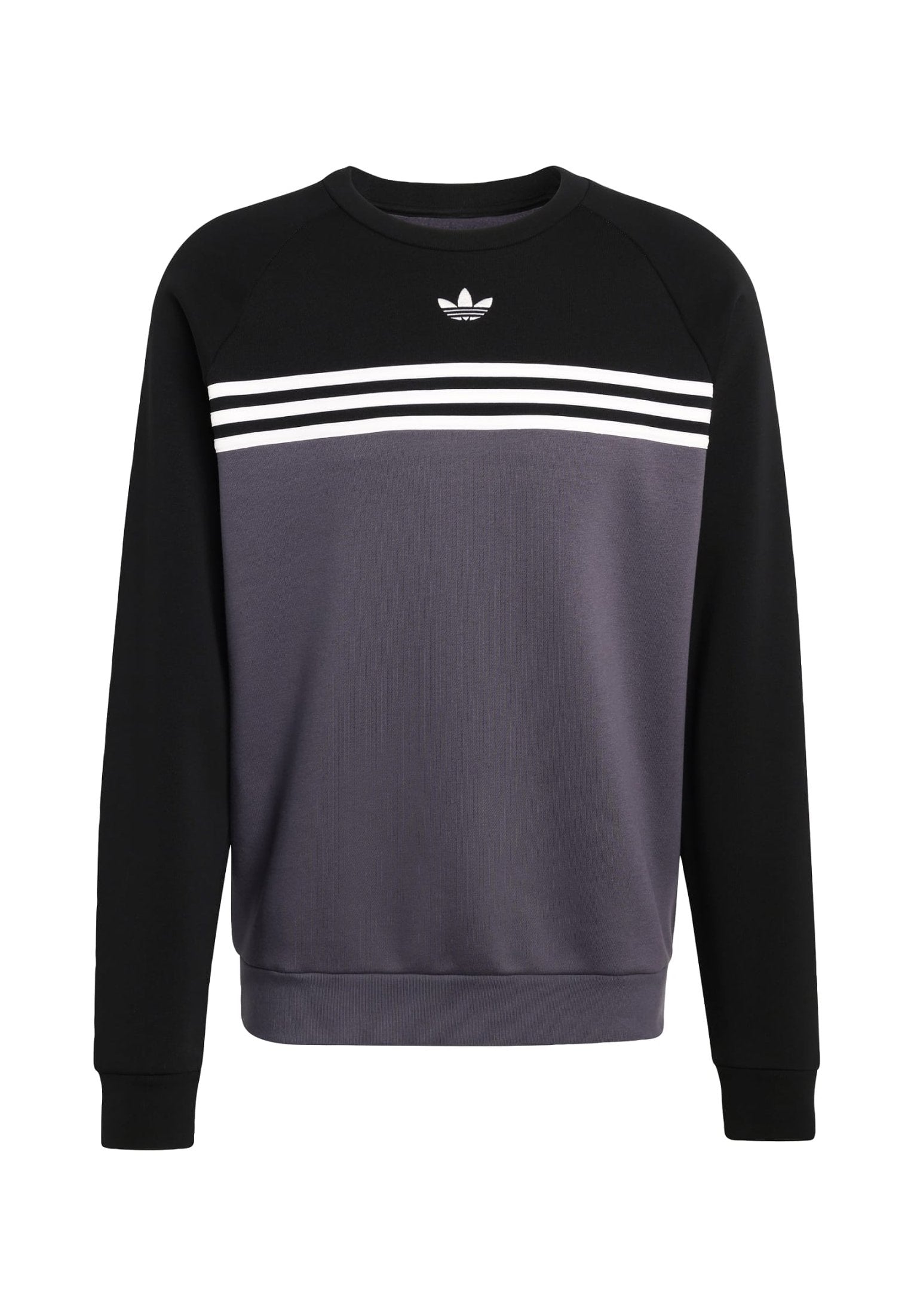 STRIPES CREW - Sweatshirt - aurora onix/black