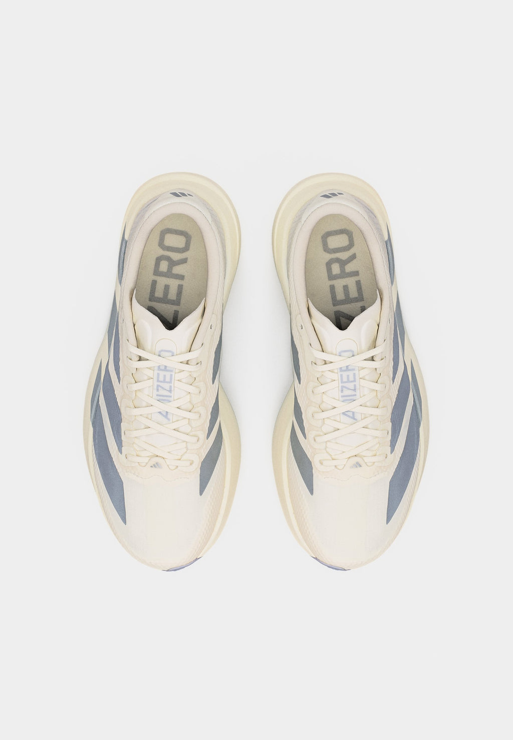 ADIZERO EVO SL WOVEN W - Road running shoes - core white/halo silver-coloured