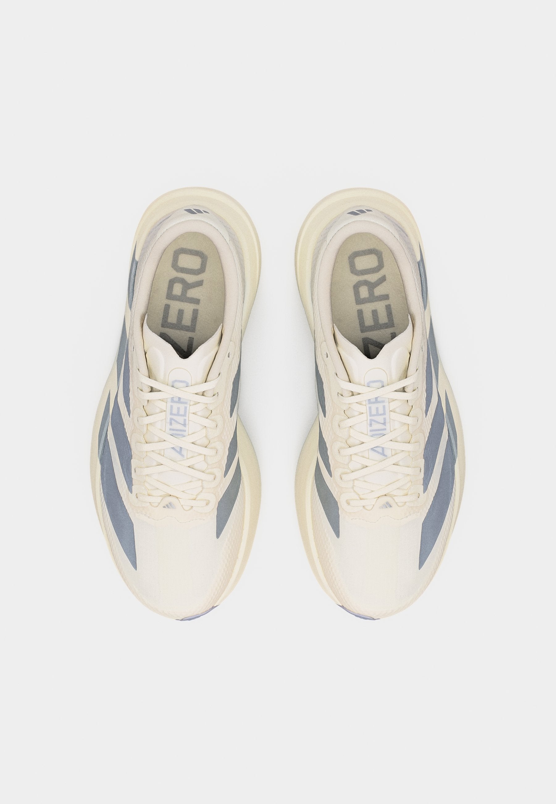 ADIZERO EVO SL WOVEN W - Road running shoes - core white/halo silver-coloured
