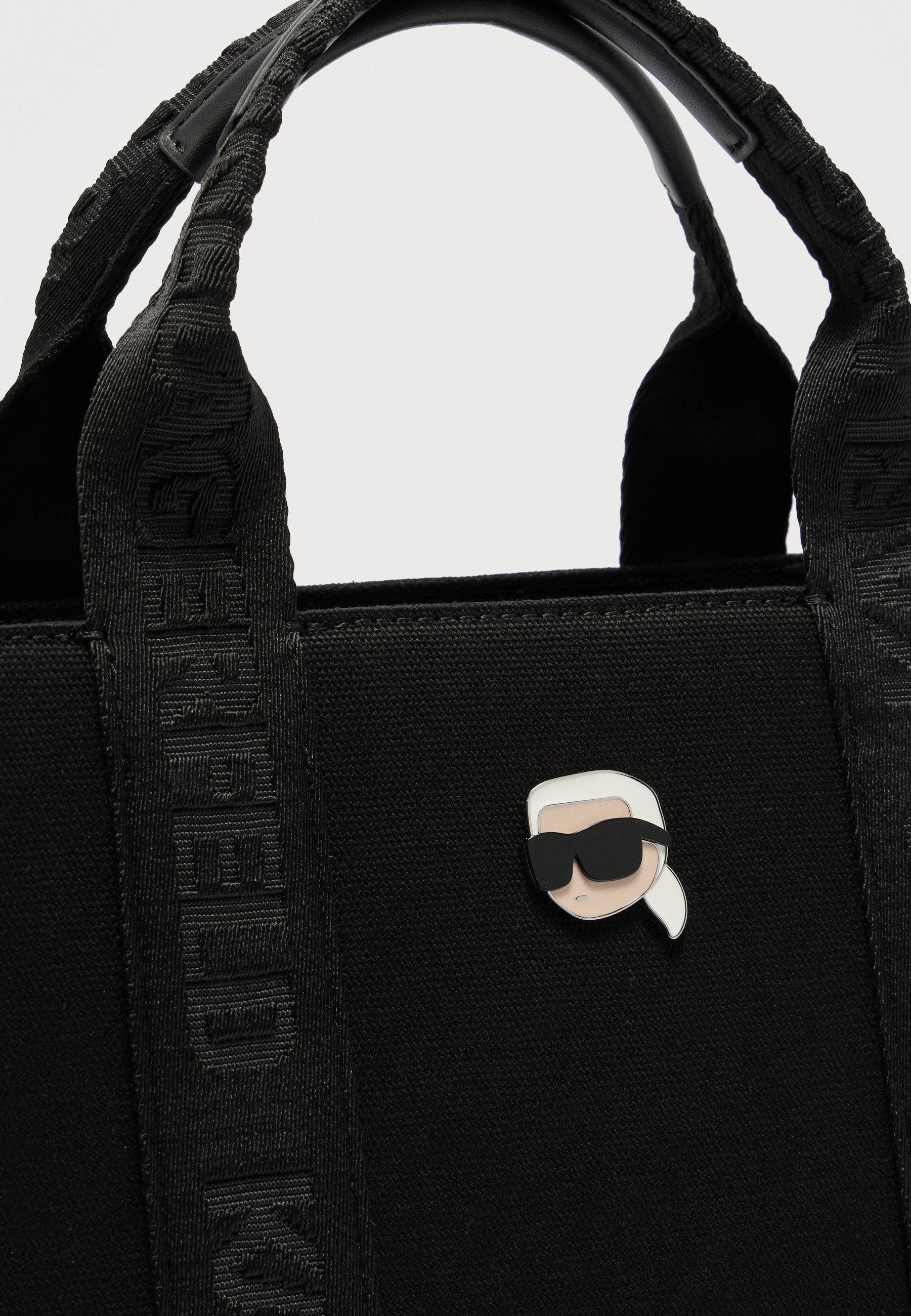 IKON SQUARE TOTE - Handbag - black