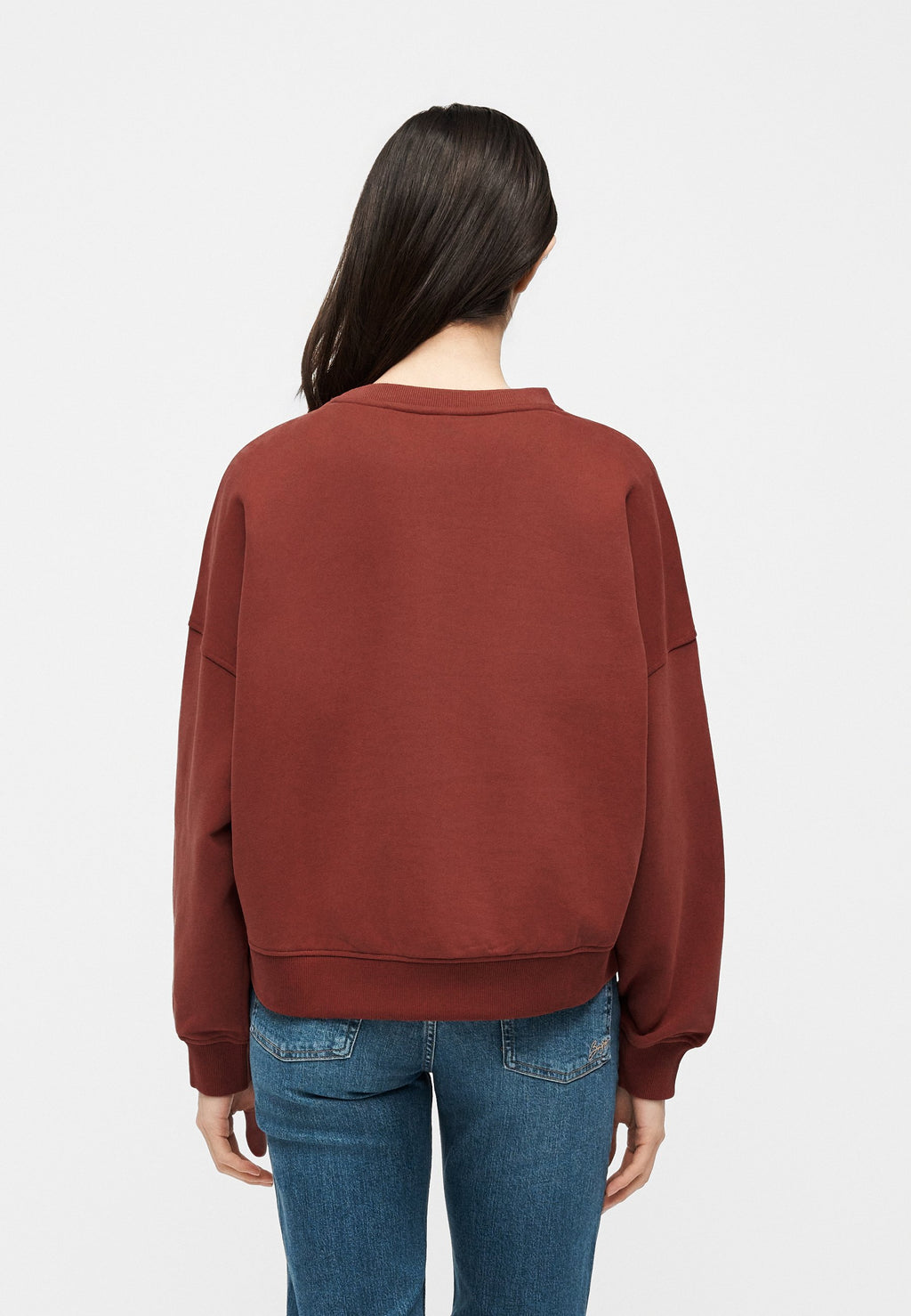 Sweatshirt - dark red
