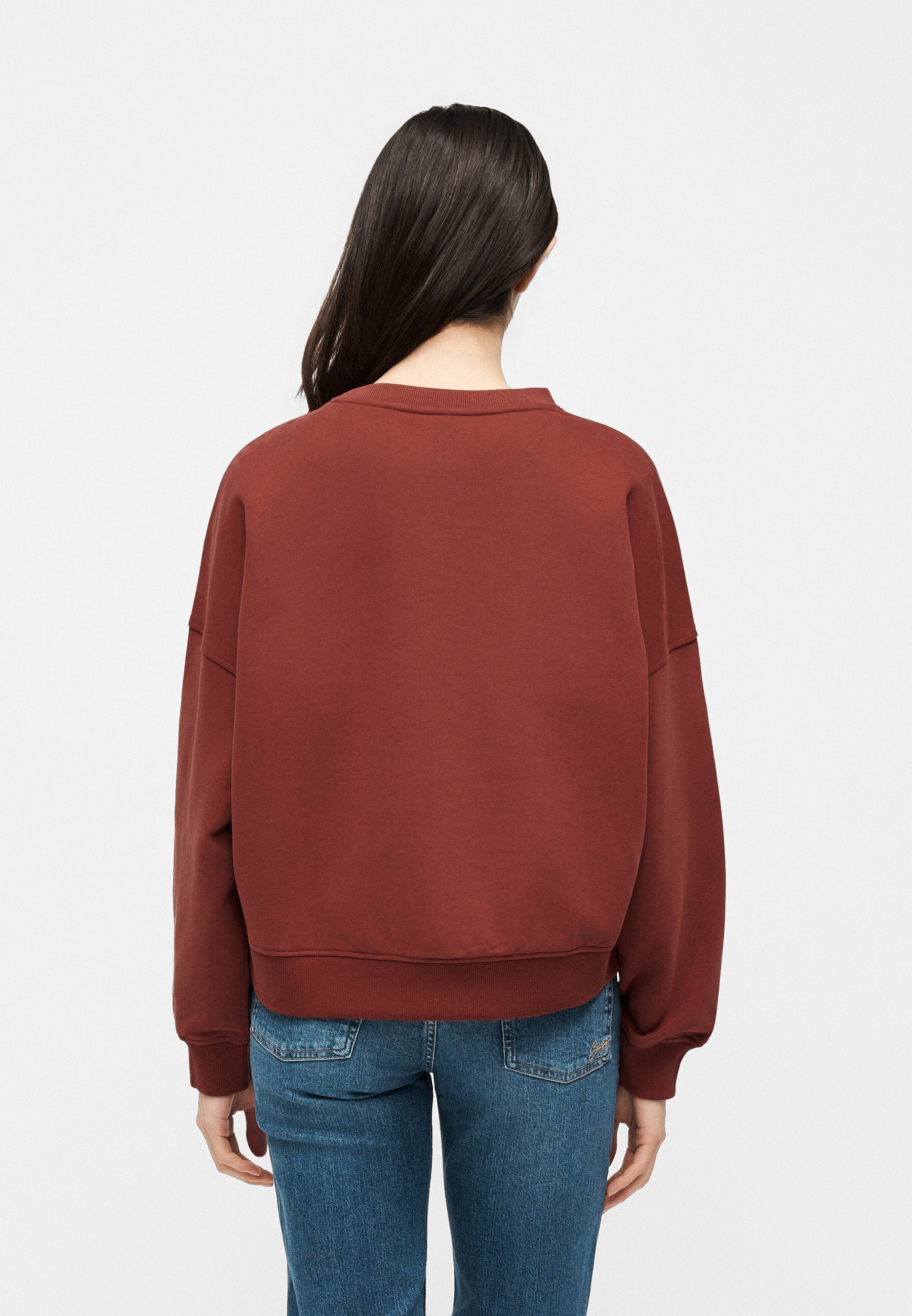 Sweatshirt - dark red