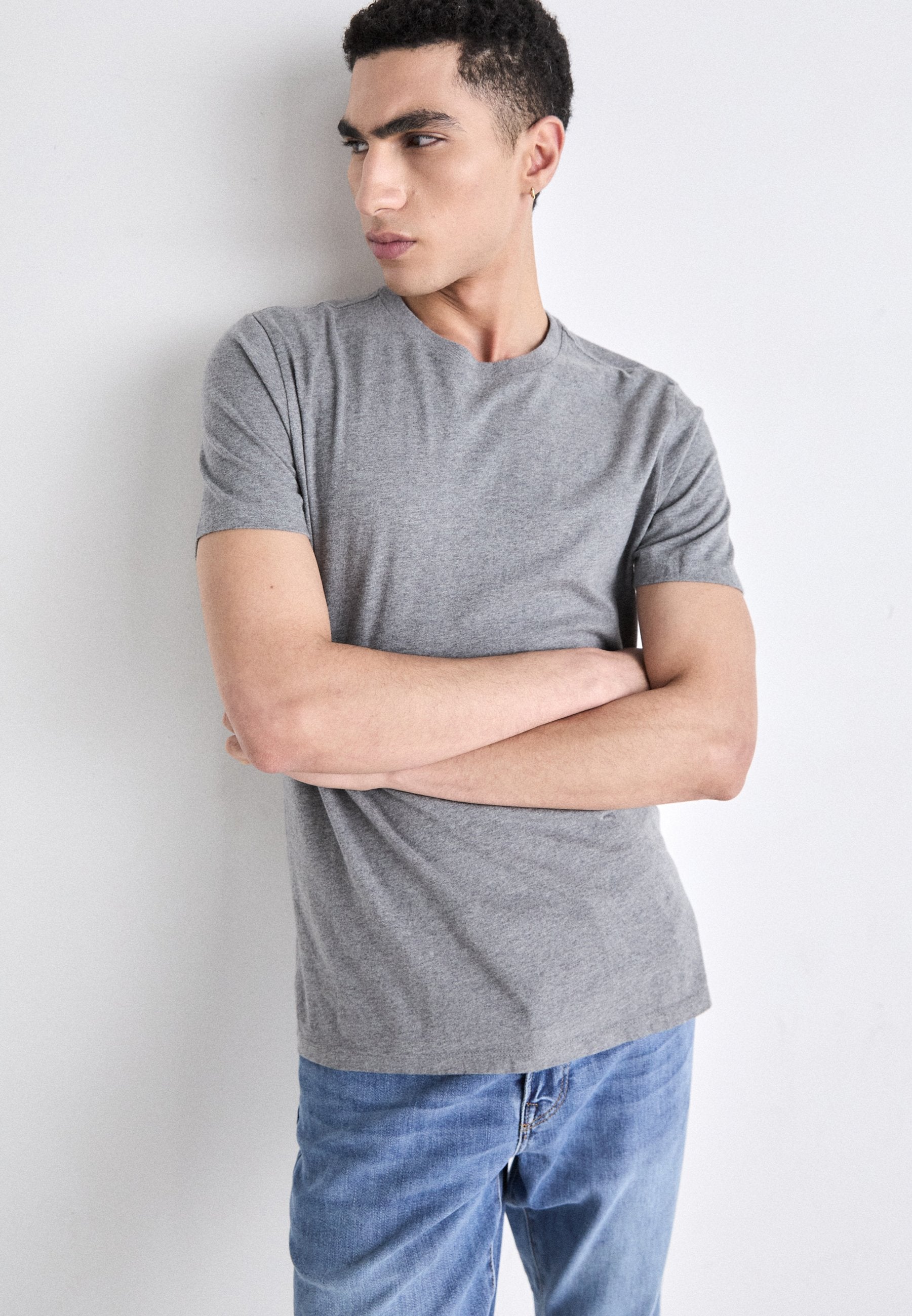 CLASSIC - Basic T-shirt - grey heather