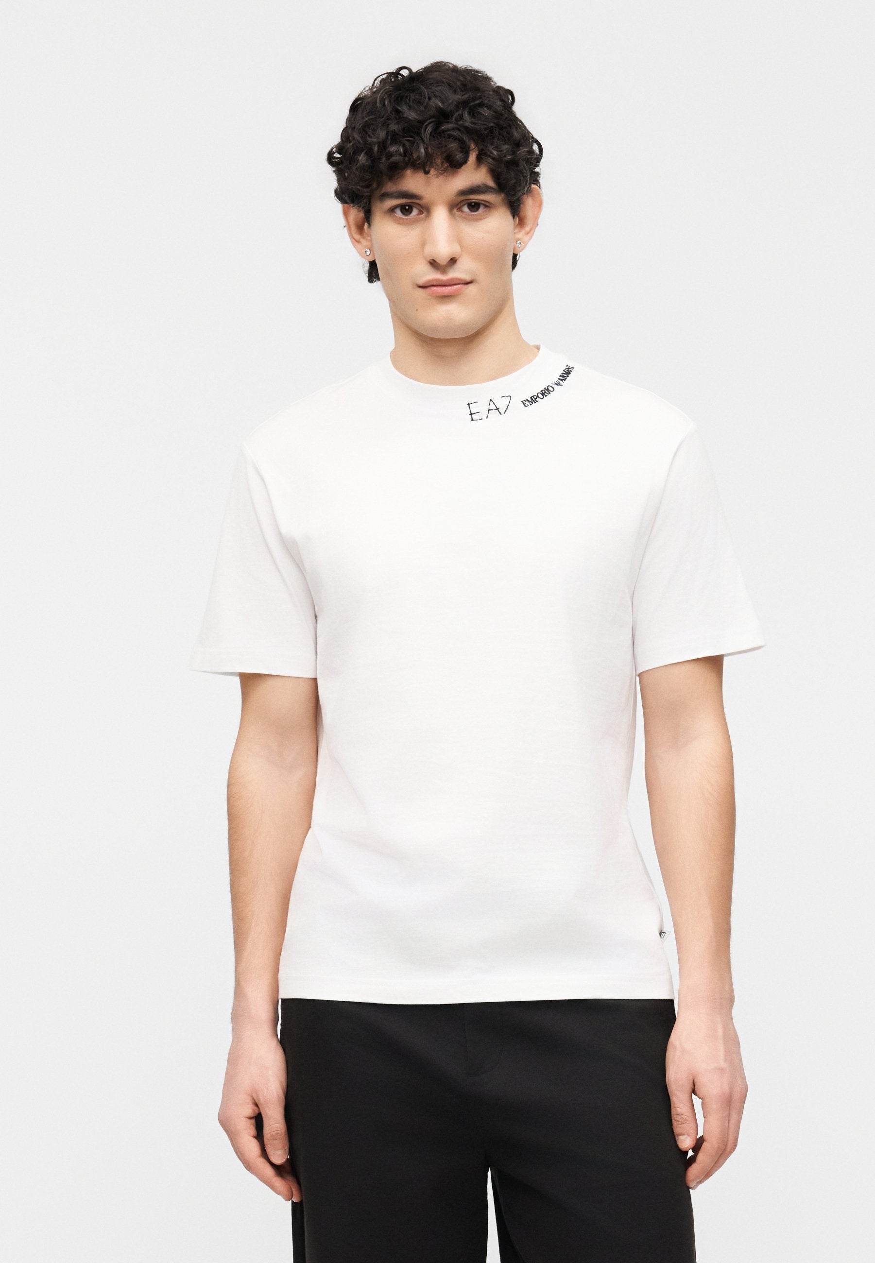 T-SHIRT SÉRIE LOGO TRAIN UNISEXE - T-shirt imprimé - blanc