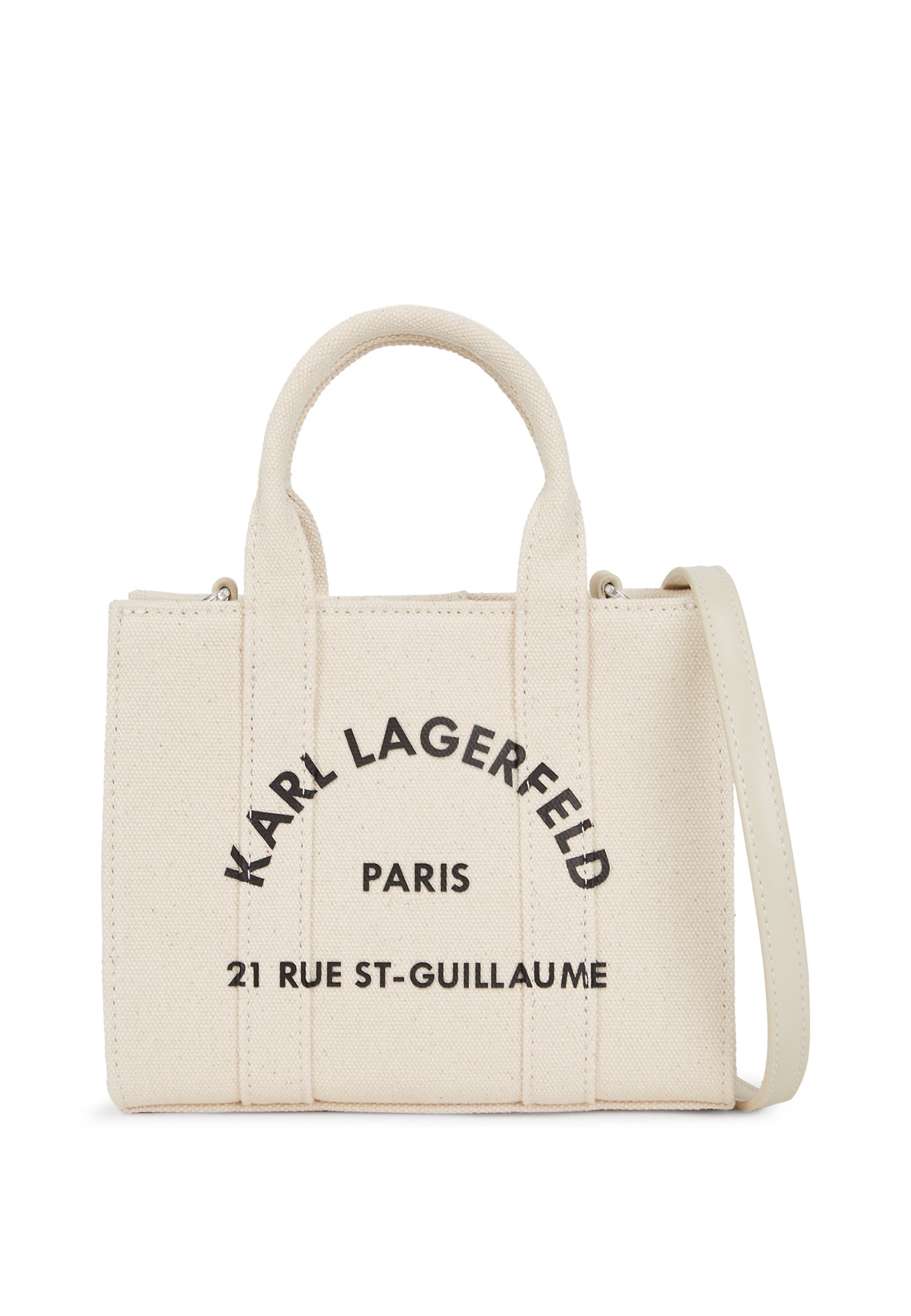 SQUARE MINI - Handbag - beige