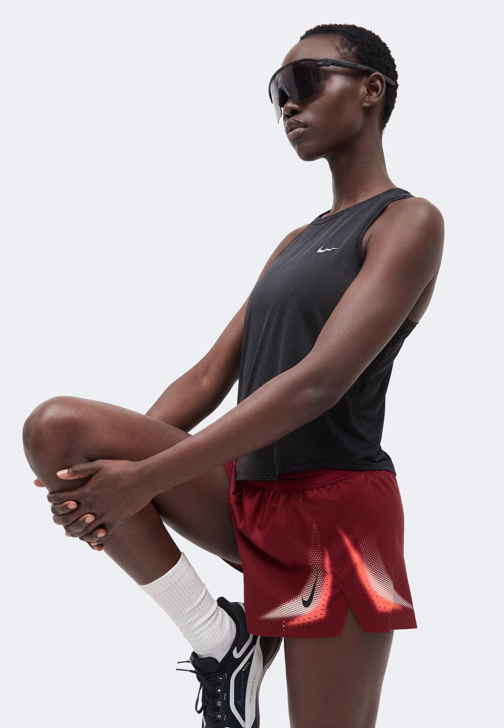SWIFT TANK - Top - black/white