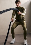 3 STRIPES - Tracksuit - olive strata/white