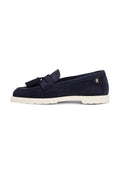 LIGHTWEIGHT SUEDE TASSEL LOAFERS - Slip-ons - space blue