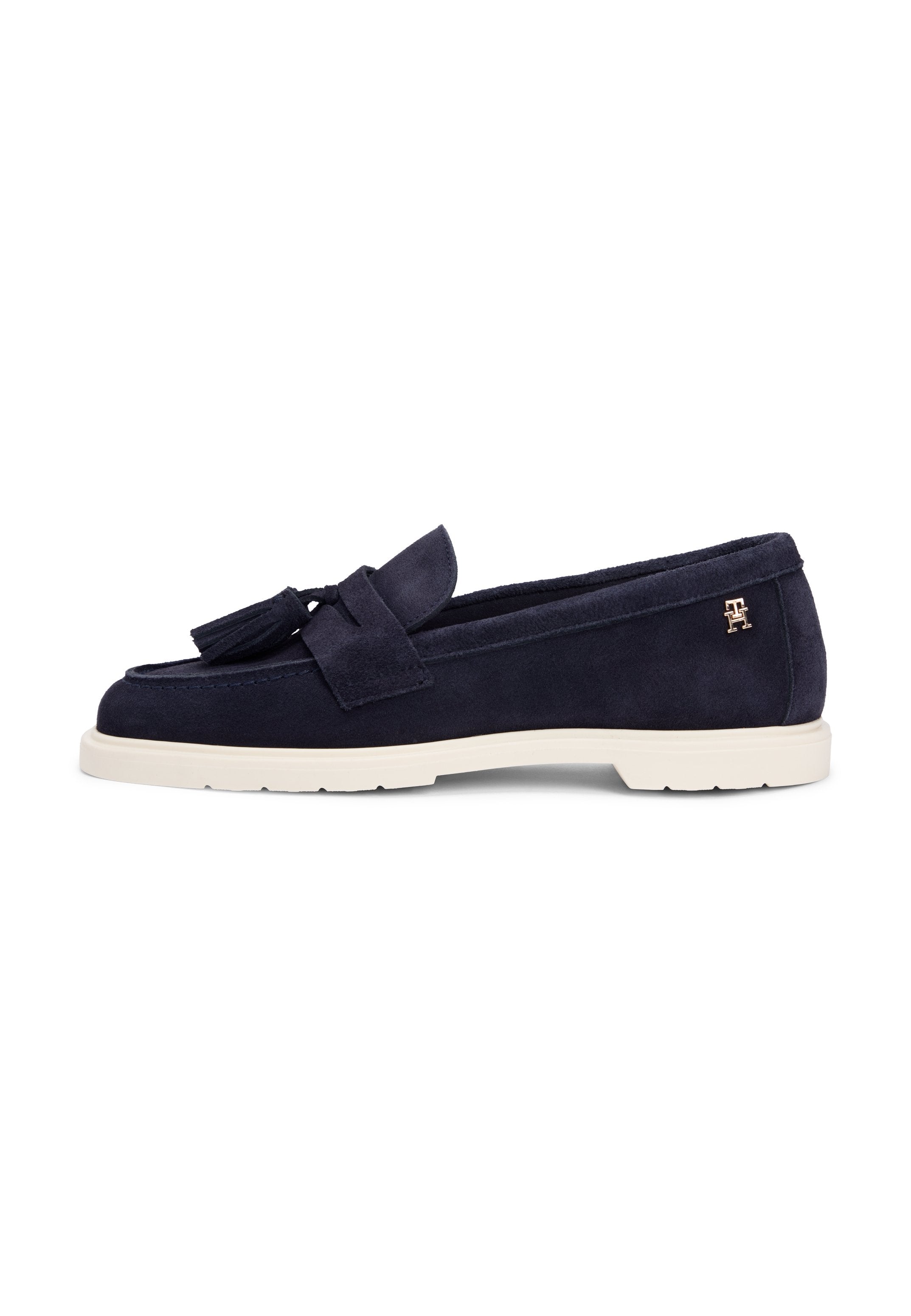 LIGHTWEIGHT SUEDE TASSEL LOAFERS - Slip-ons - space blue