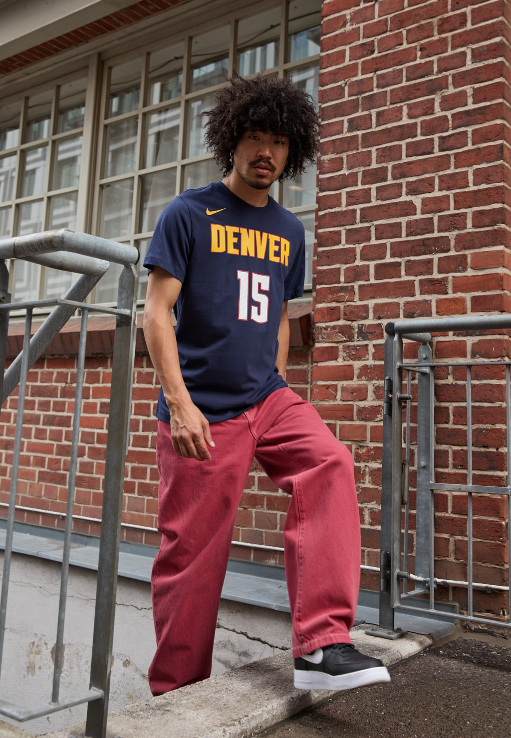 NBA DENVER NUGGETS NIKOLA JOKIC NAME AND NUMBER TEE - NBA jersey - college navy/jokic nikola