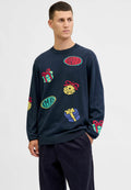 Knitted X-mas Knitted - Jumper - sky captain