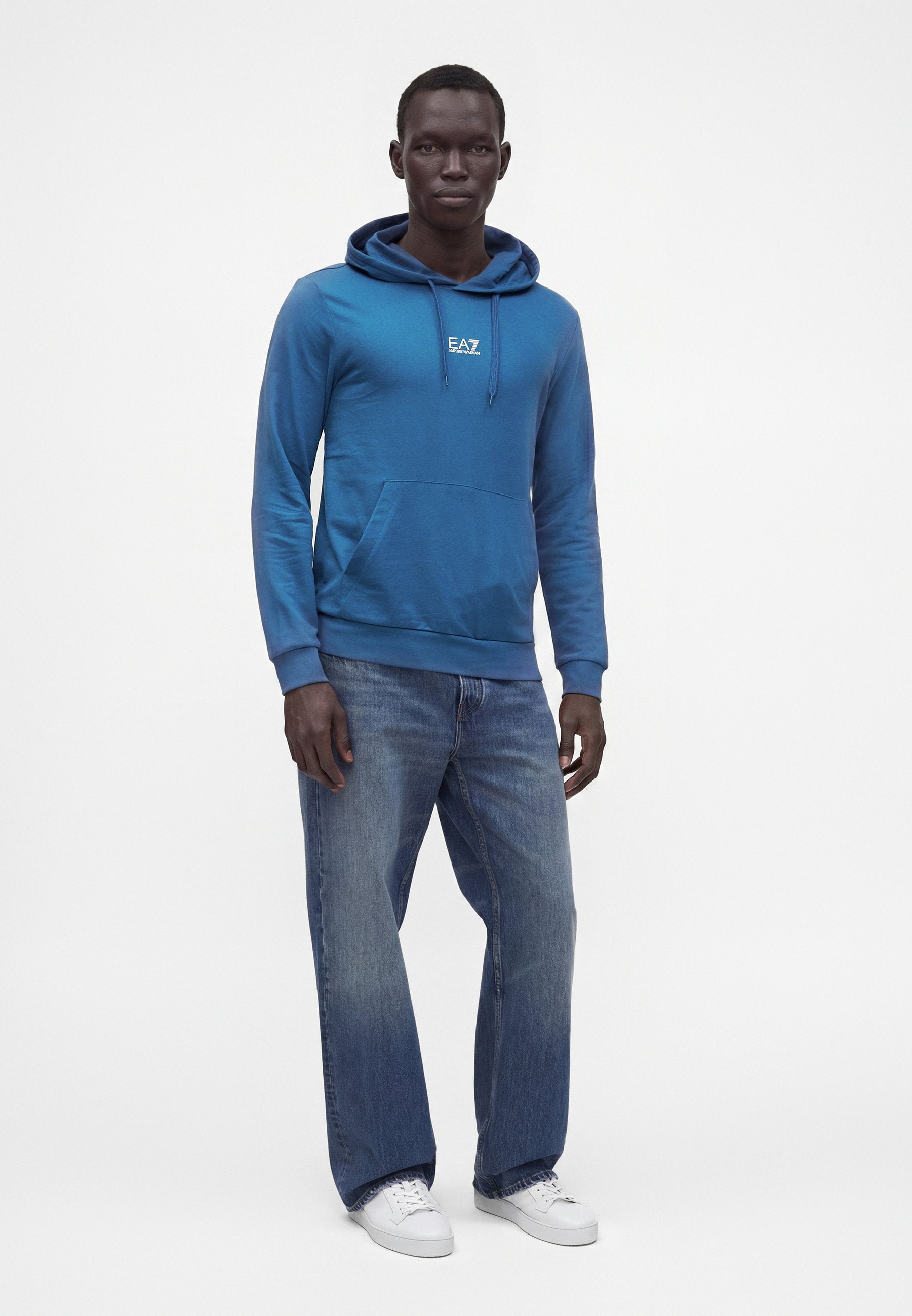 TRAIN CORE HOODIE - Hoodie - dark blue