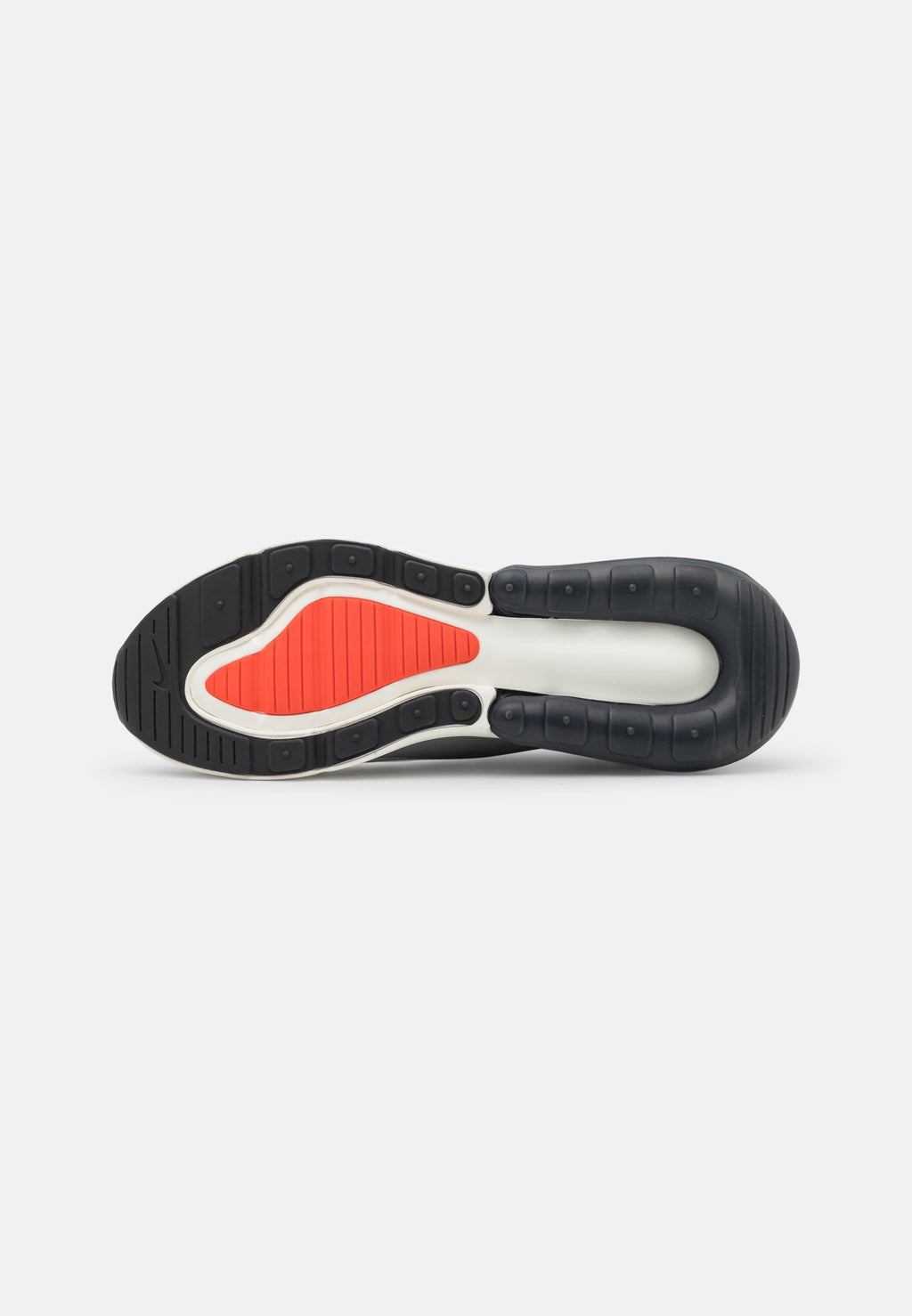 NIKE AIR MAX 270 - Trainers - grey fog/team orange/sail/particle grey