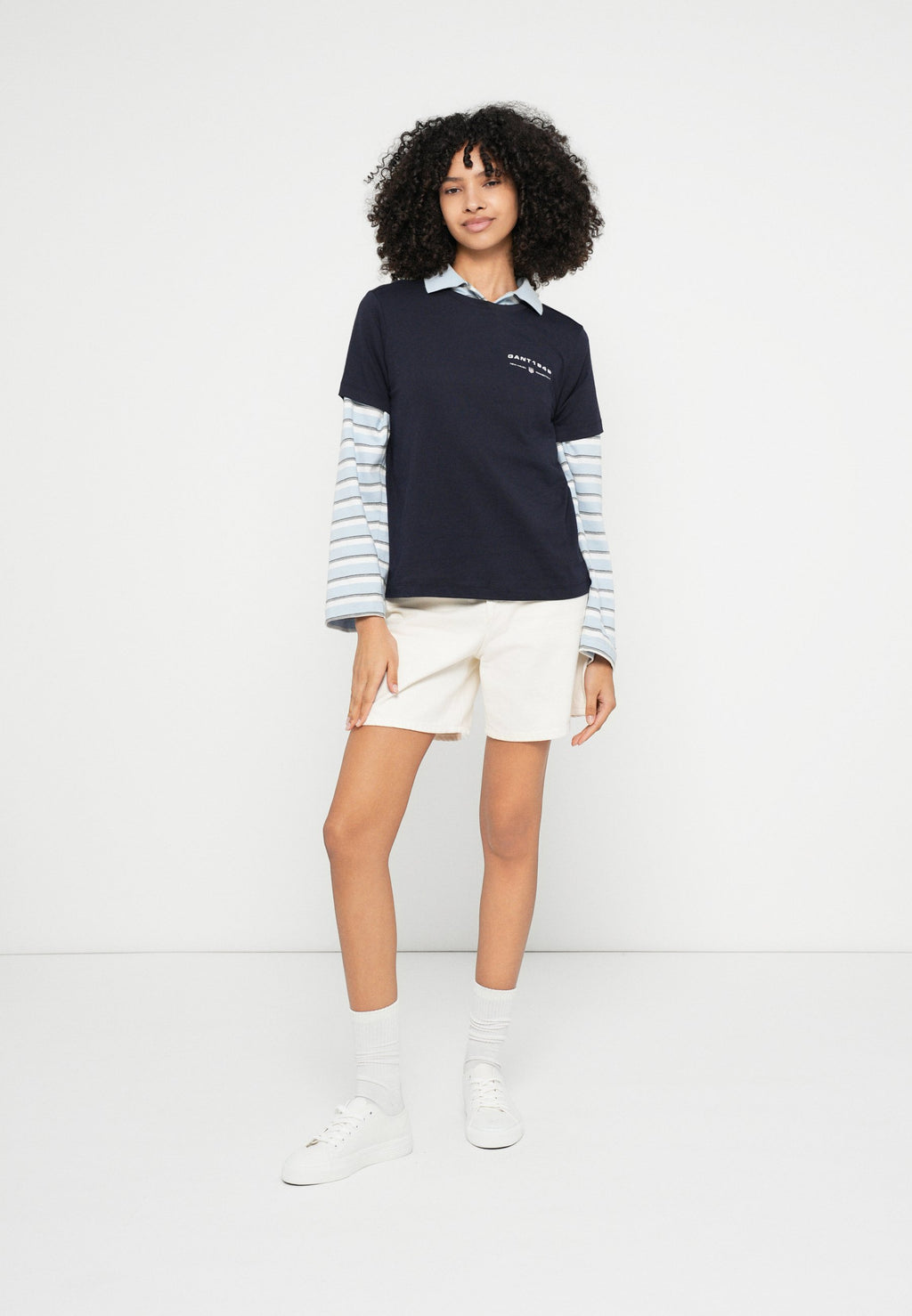GRAPHIC - Basic T-shirt - evening blue