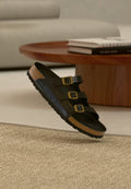 FLORIDA FR LENA AMALFI BLACK HEXN REGULAR - Sandals - amalfi black