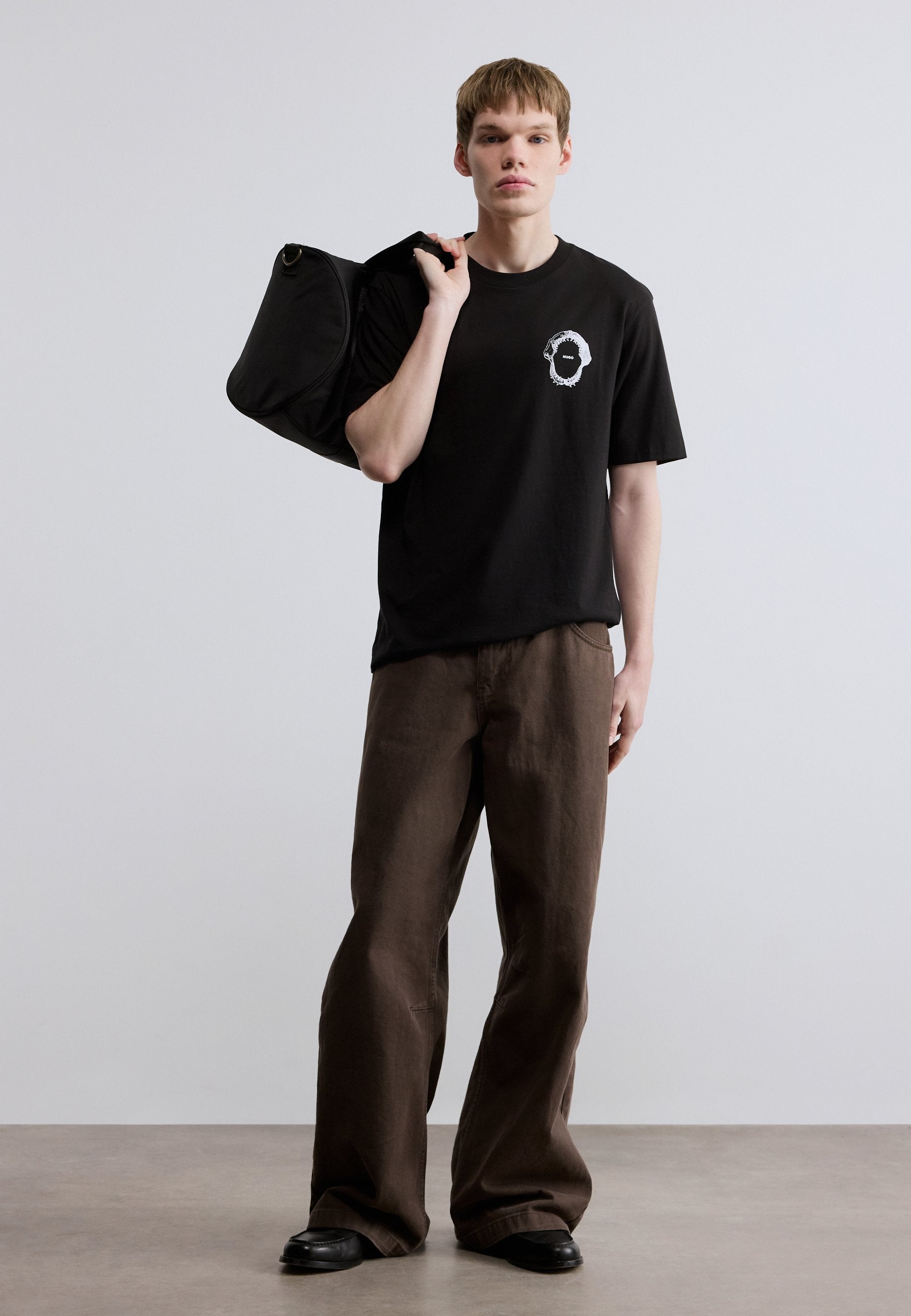 NOFISHIX - Print T-shirt - black