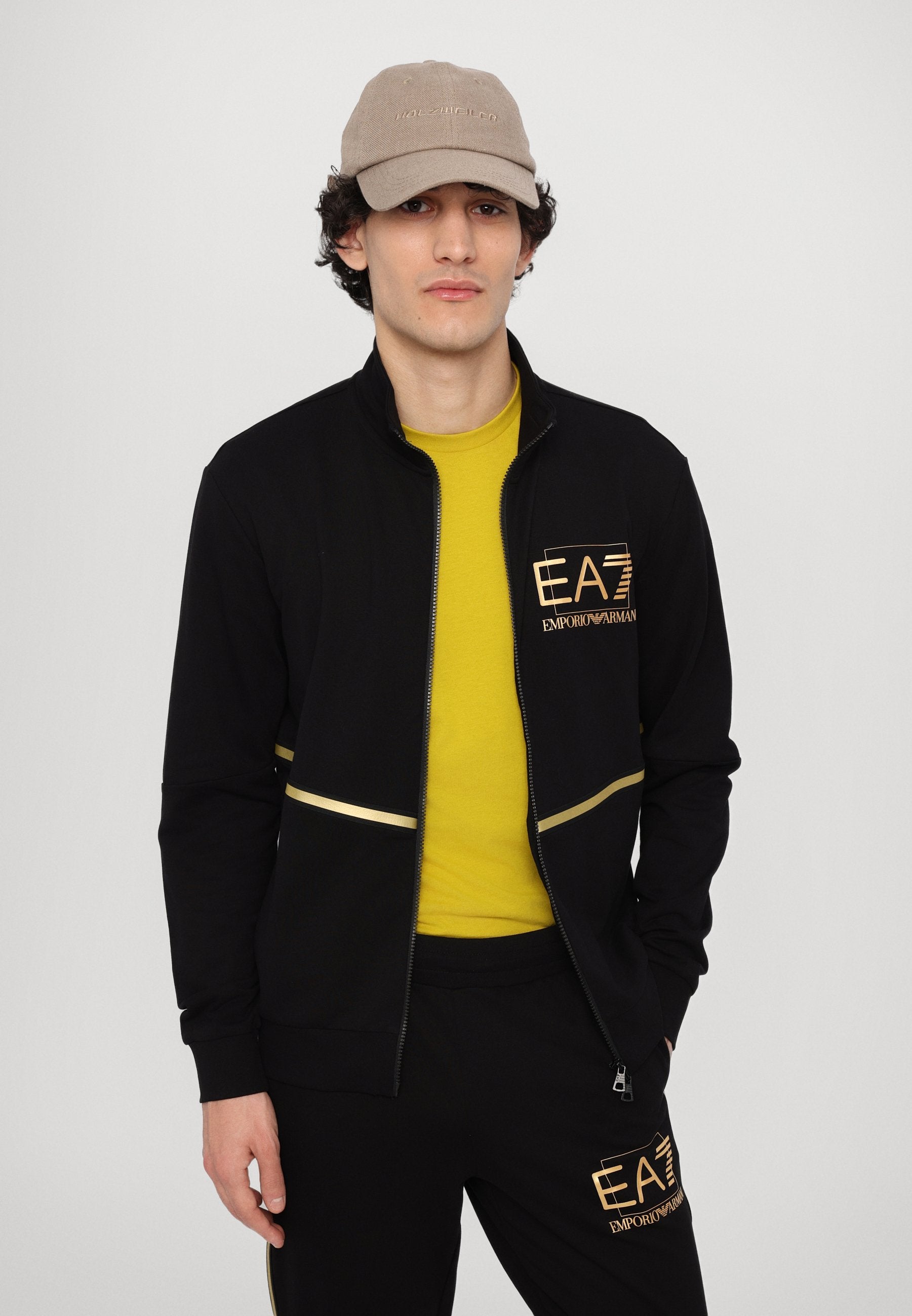 TRAIN VISIBILITY - Tracksuit - black/gold-coloured