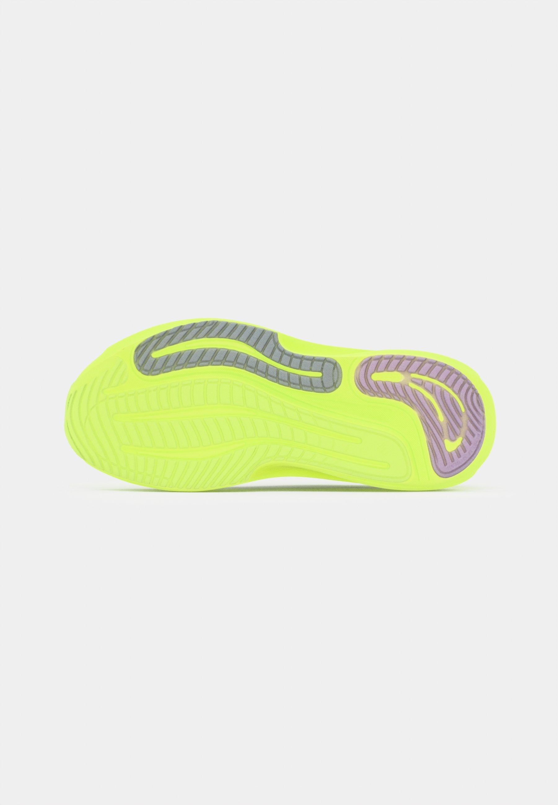 SUPERNOVA RISE 3 W - Chaussures de running sur route - jaune solaire/argenté métallisé
