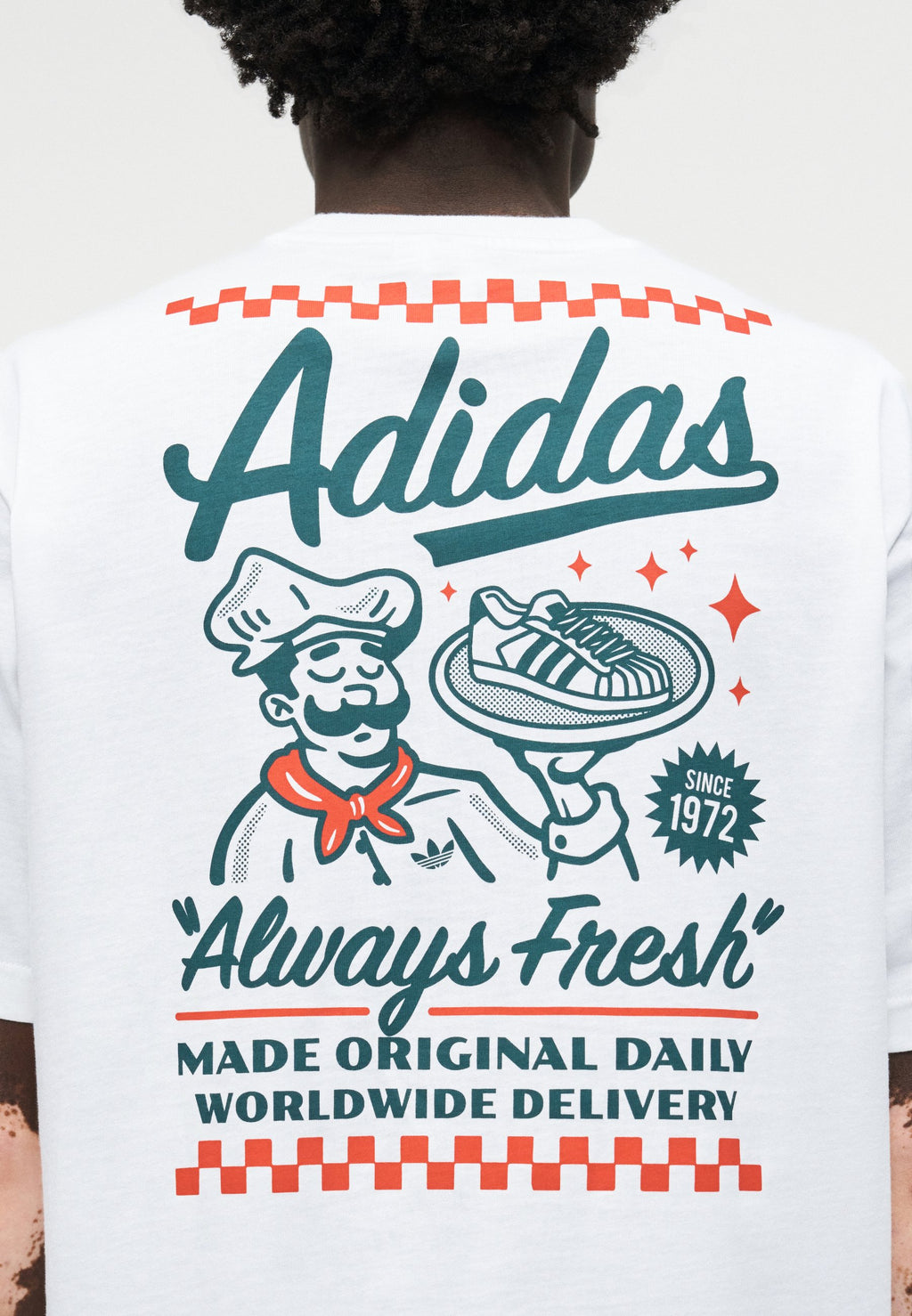 LOOSE GRAPHIC UNISEX - Print T-shirt - white
