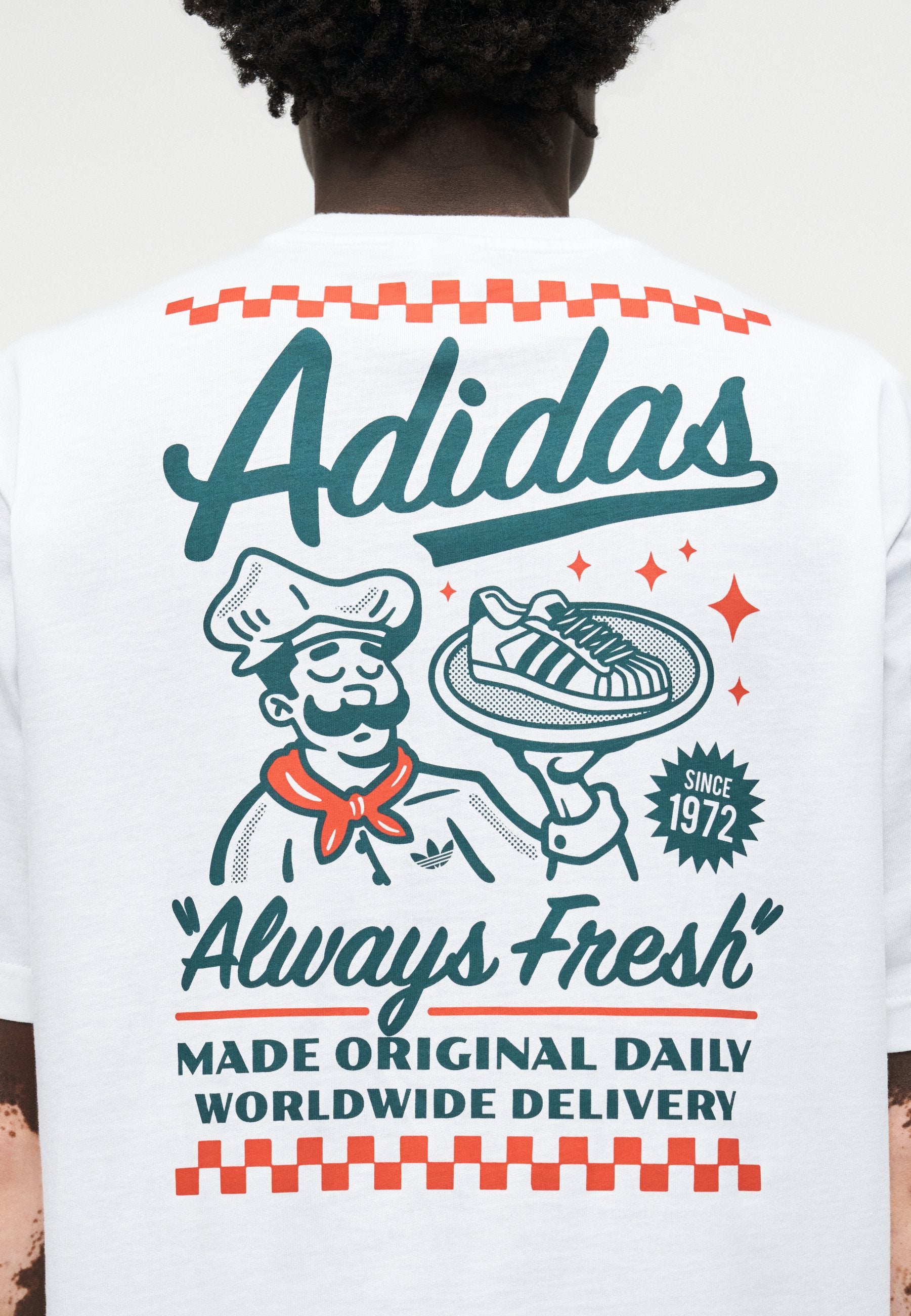 LOOSE GRAPHIC UNISEX - Print T-shirt - white