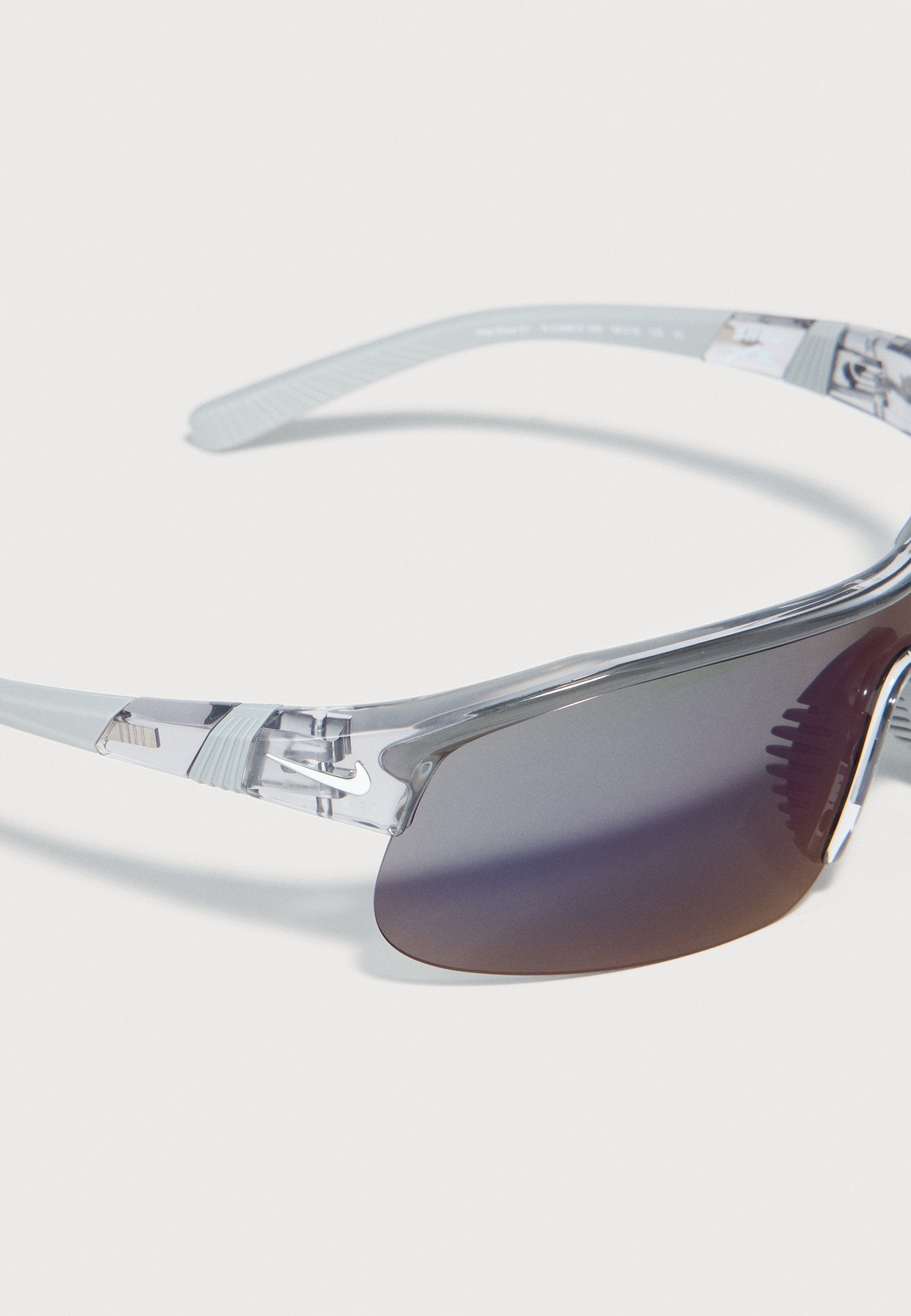 SHOW UNISEX - Sunglasses - shiny wolf grey/blue mirror