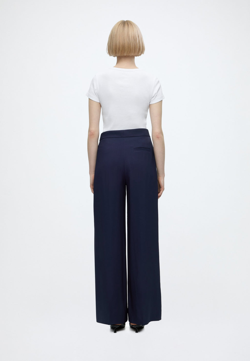 HUZILI - Trousers - medium blue