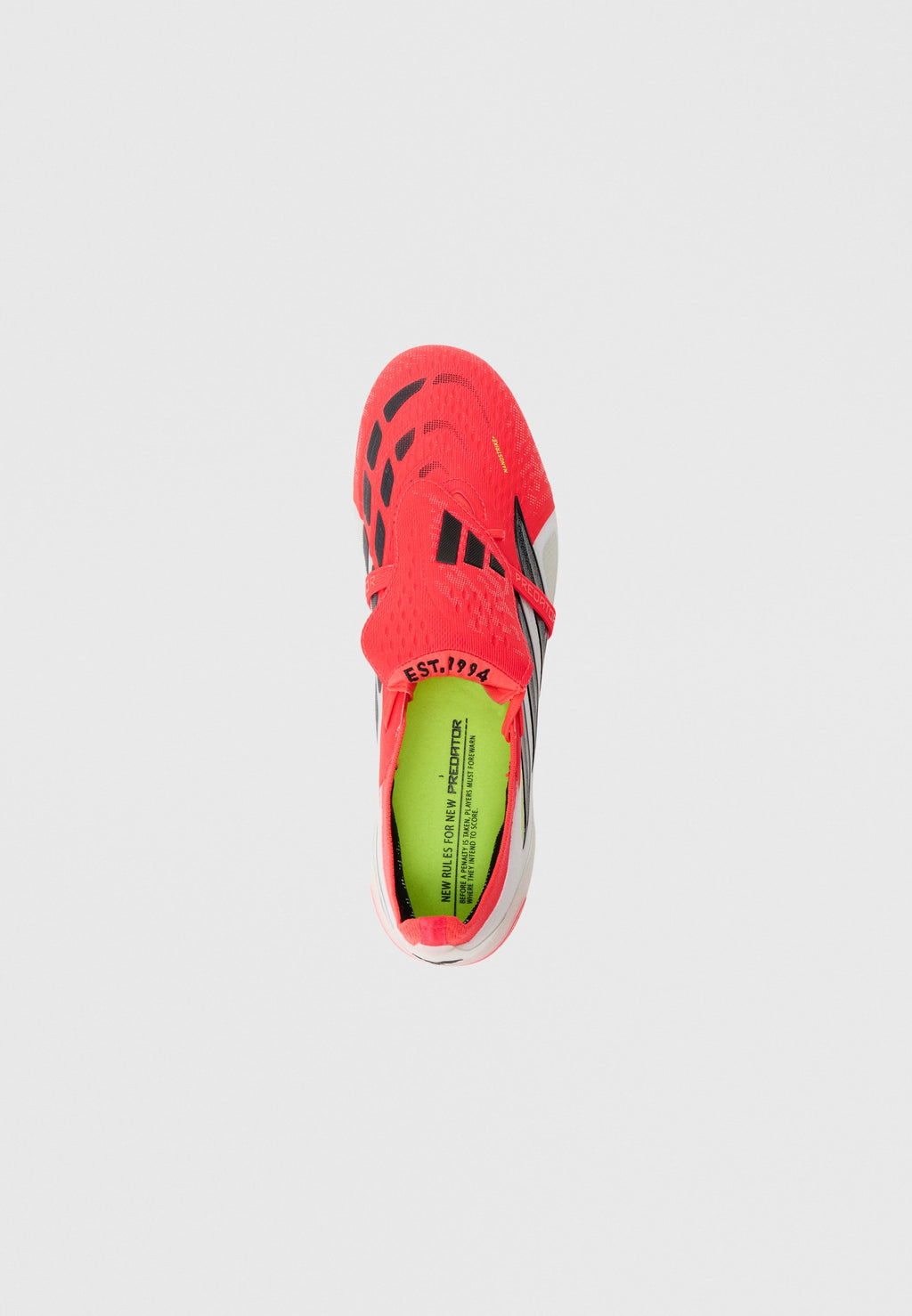 PREDATOR ELITE FOLD OVER TONGUE - Firm-ground football boots - lucid red/core black/white