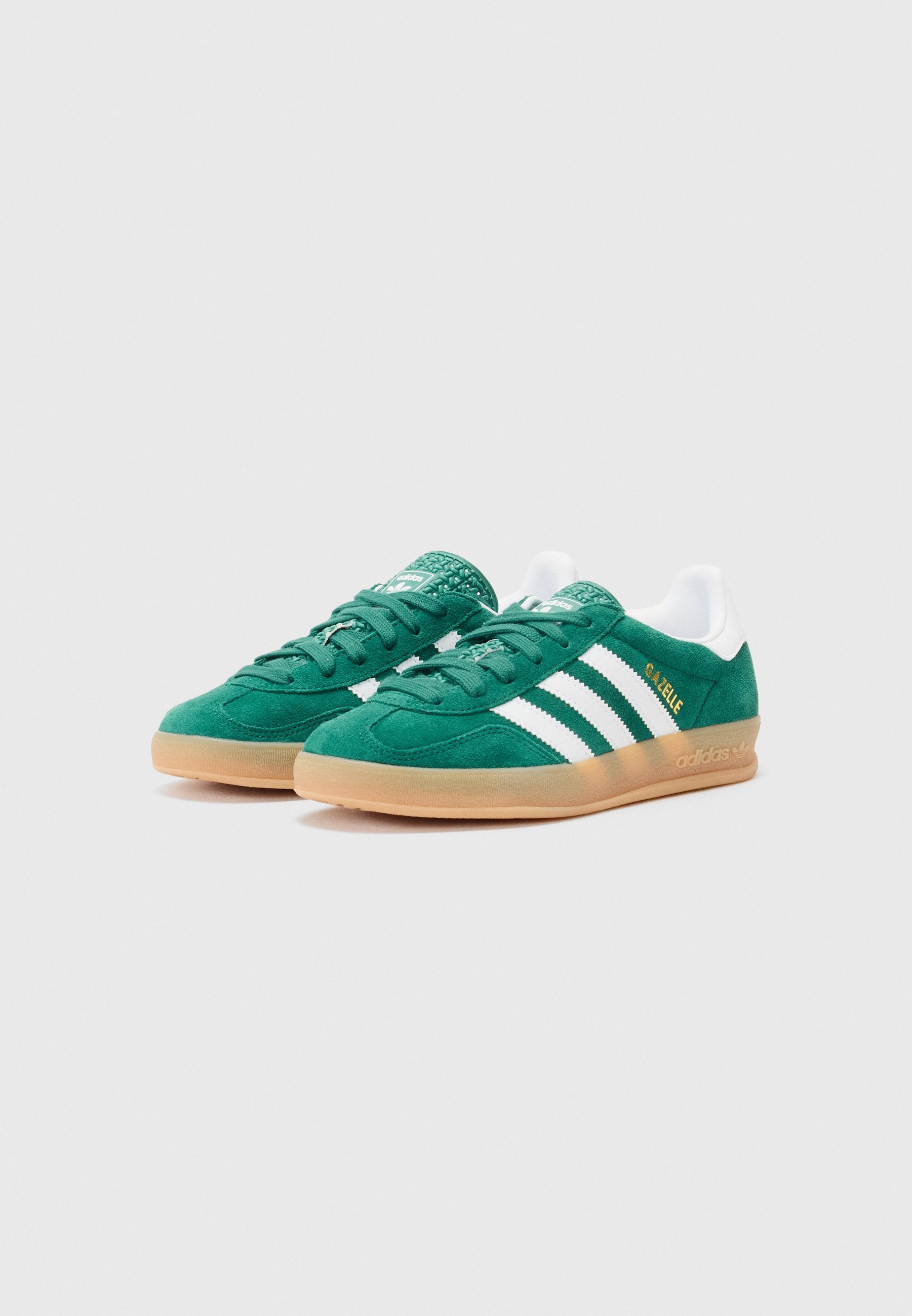 GAZELLE INDOOR J UNISEX - Spor Ayakkabı - kolej yeşili/beyaz