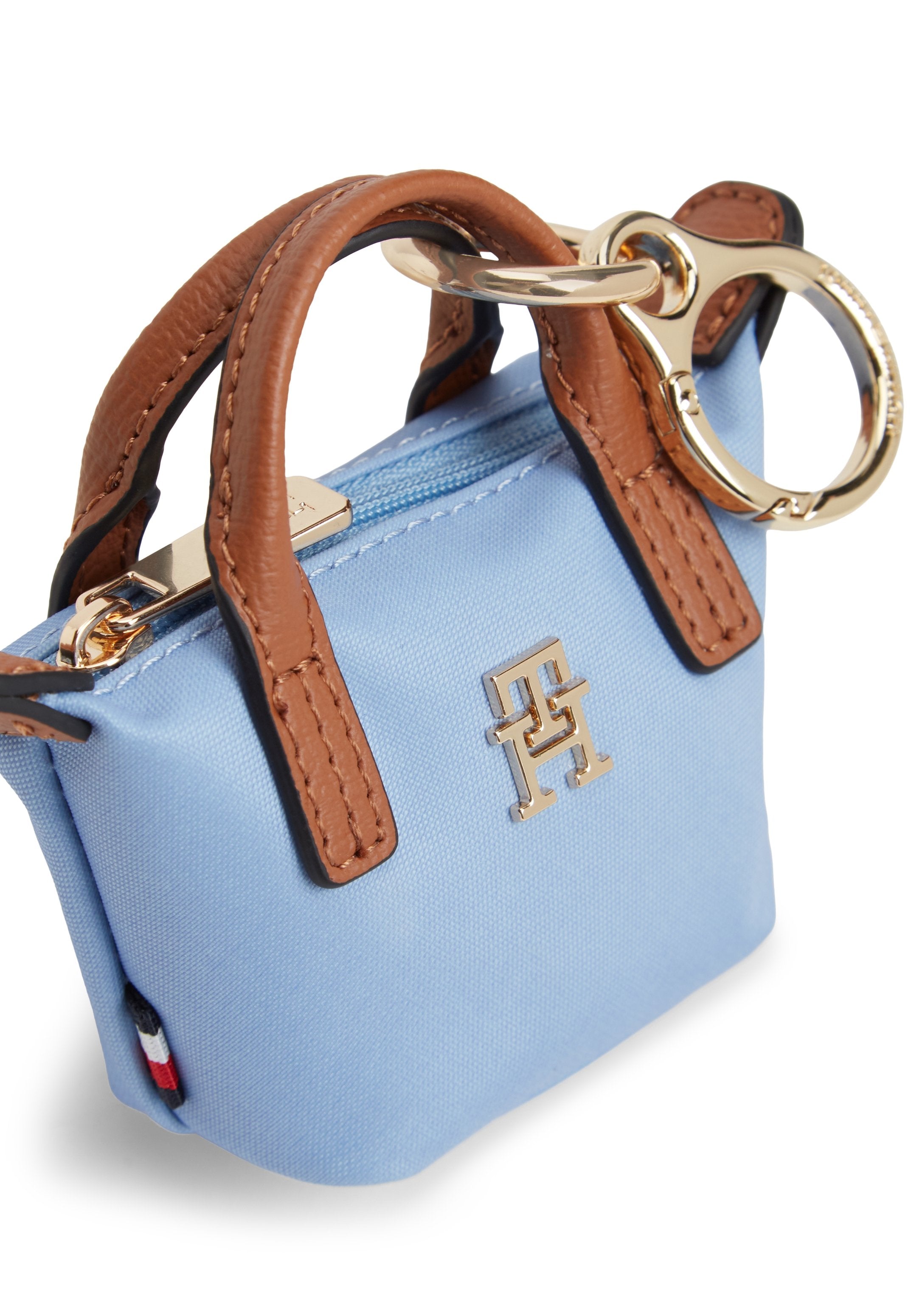 TOTE BAG KEYRING POUCH CHARM - Keyring - light blue