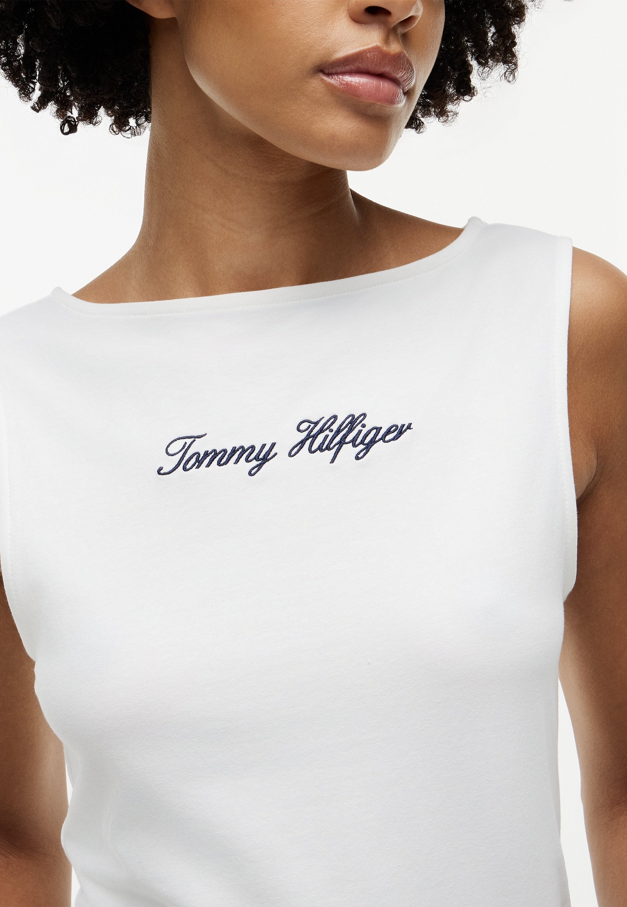 CLASSIC SCRIPT BOAT - Top - ecru