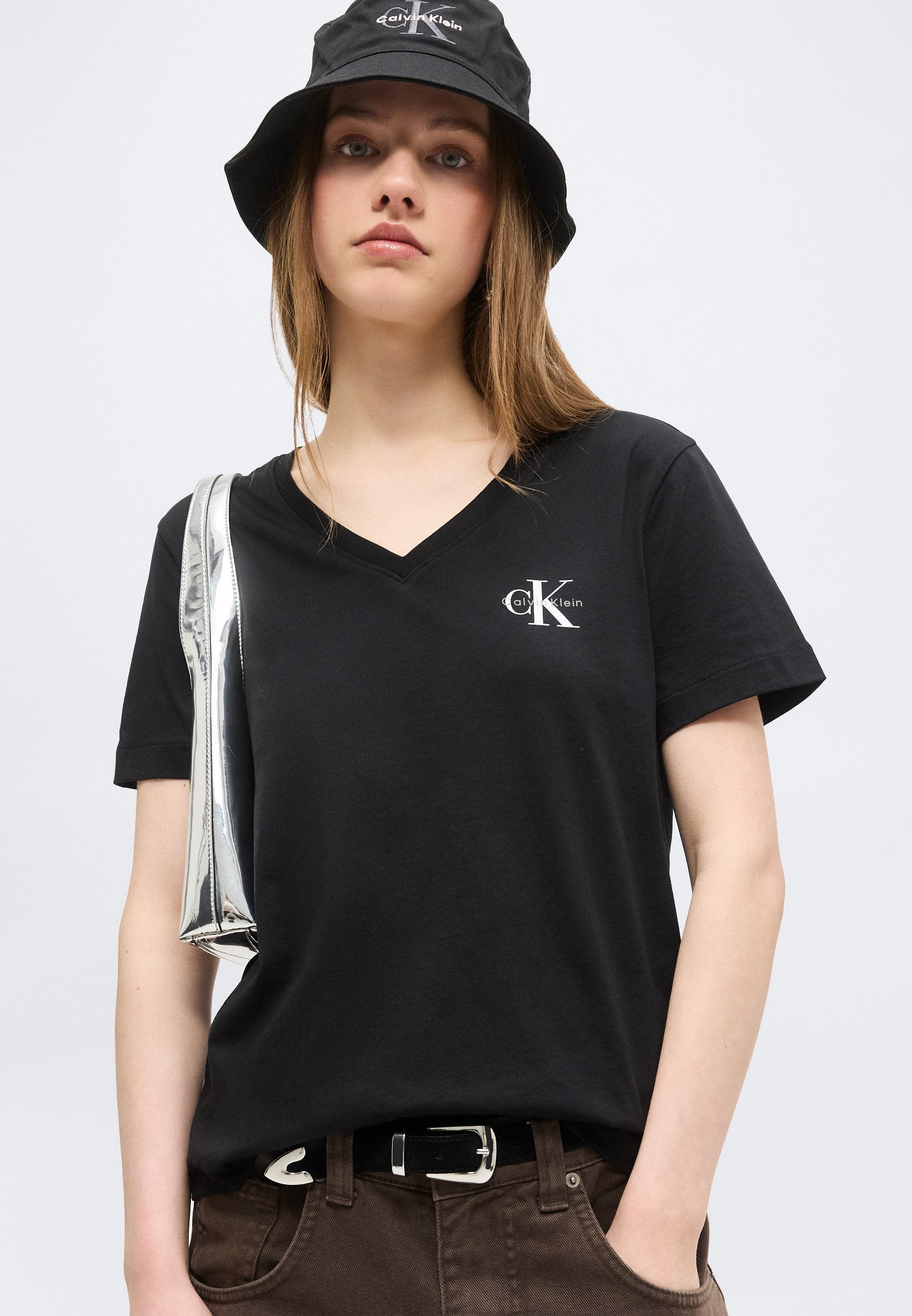 MONOLOGO TEE 3 PACK - Basic T-shirt - black