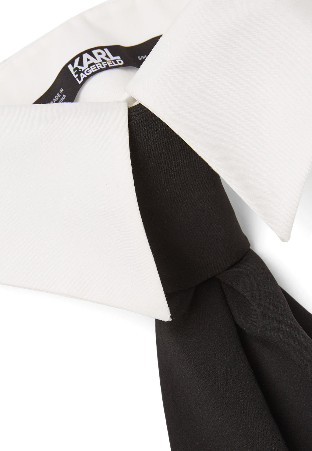COLLAR AND TIE - Other accessories - white black