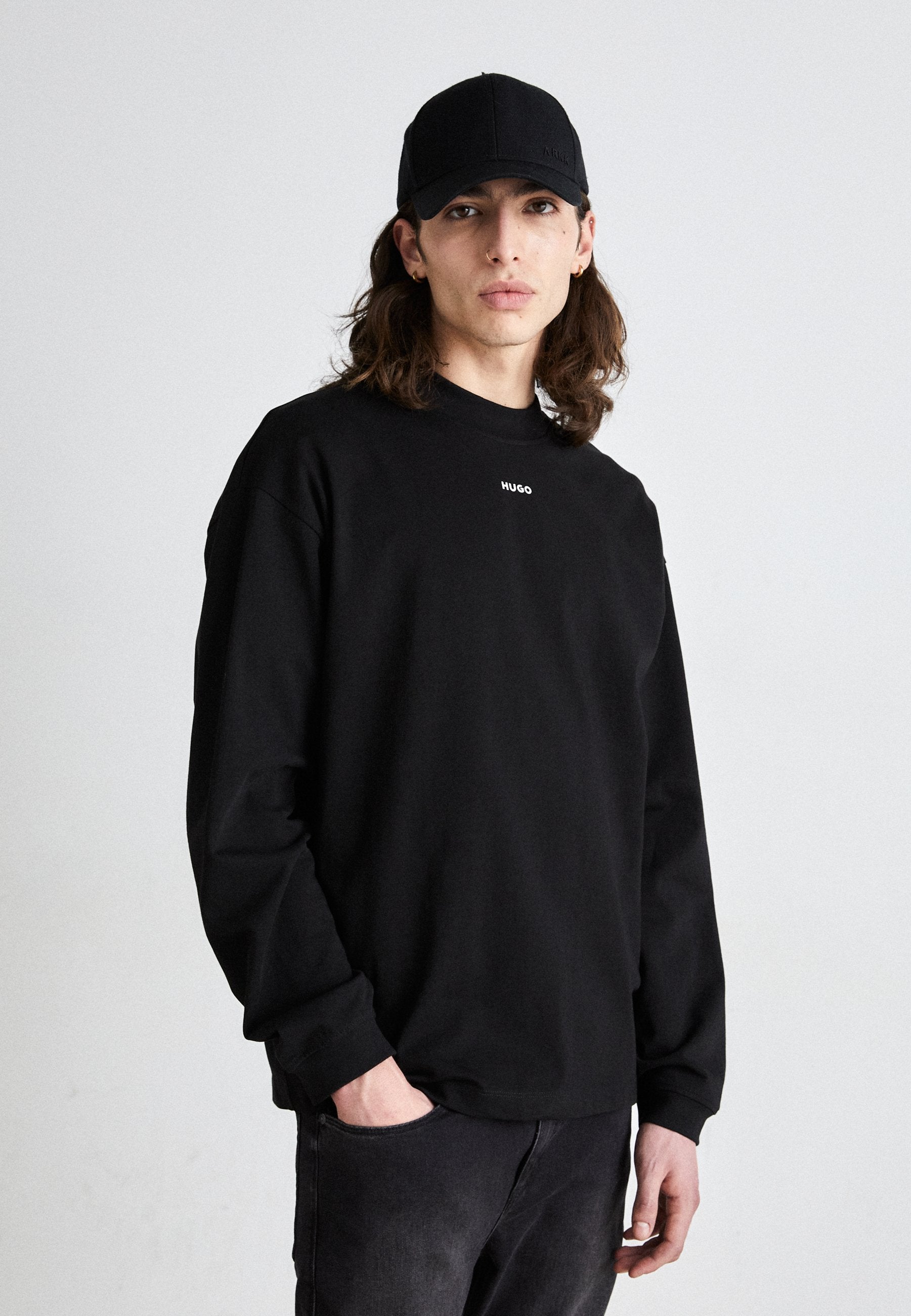 DAPOSO - Long sleeved top - black
