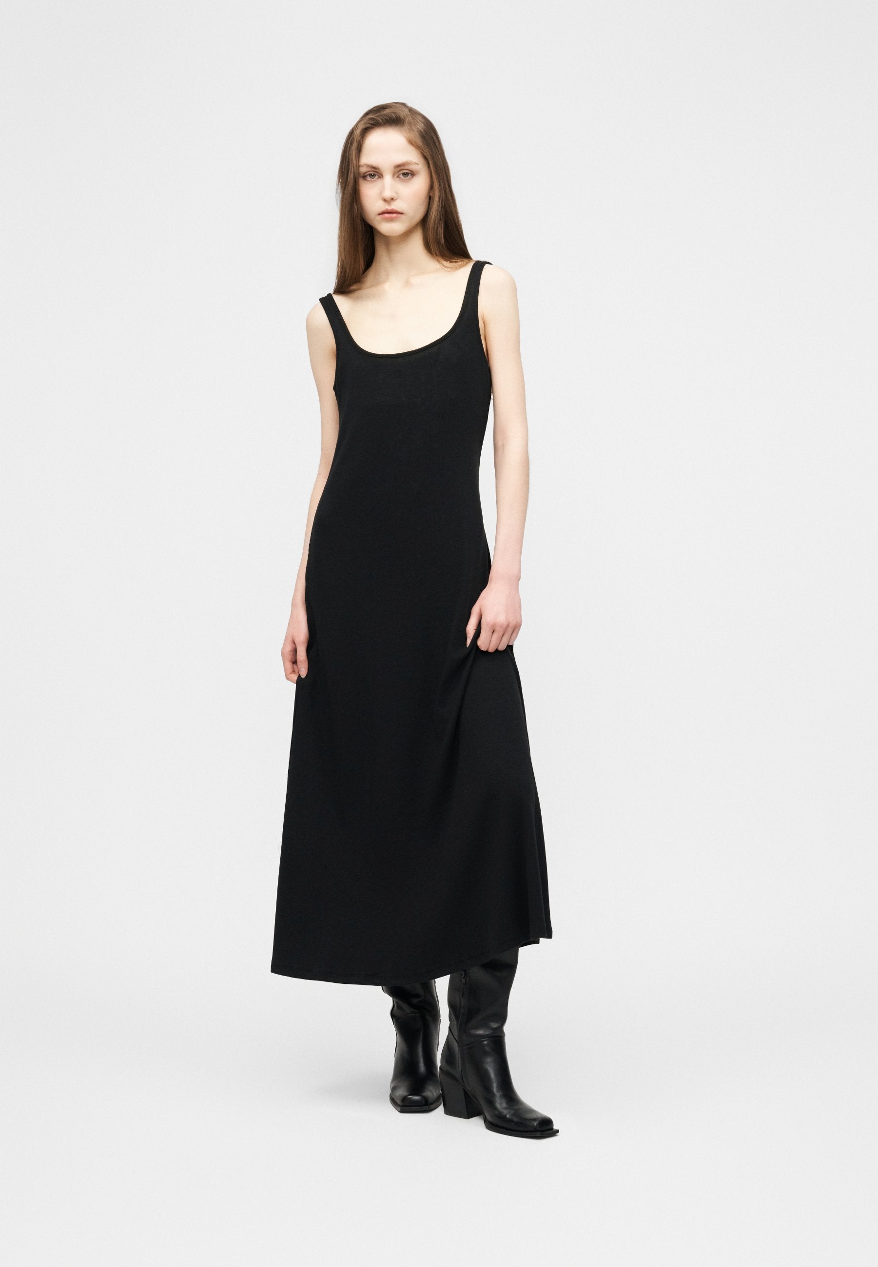 FLARE - Maxi dress - true black