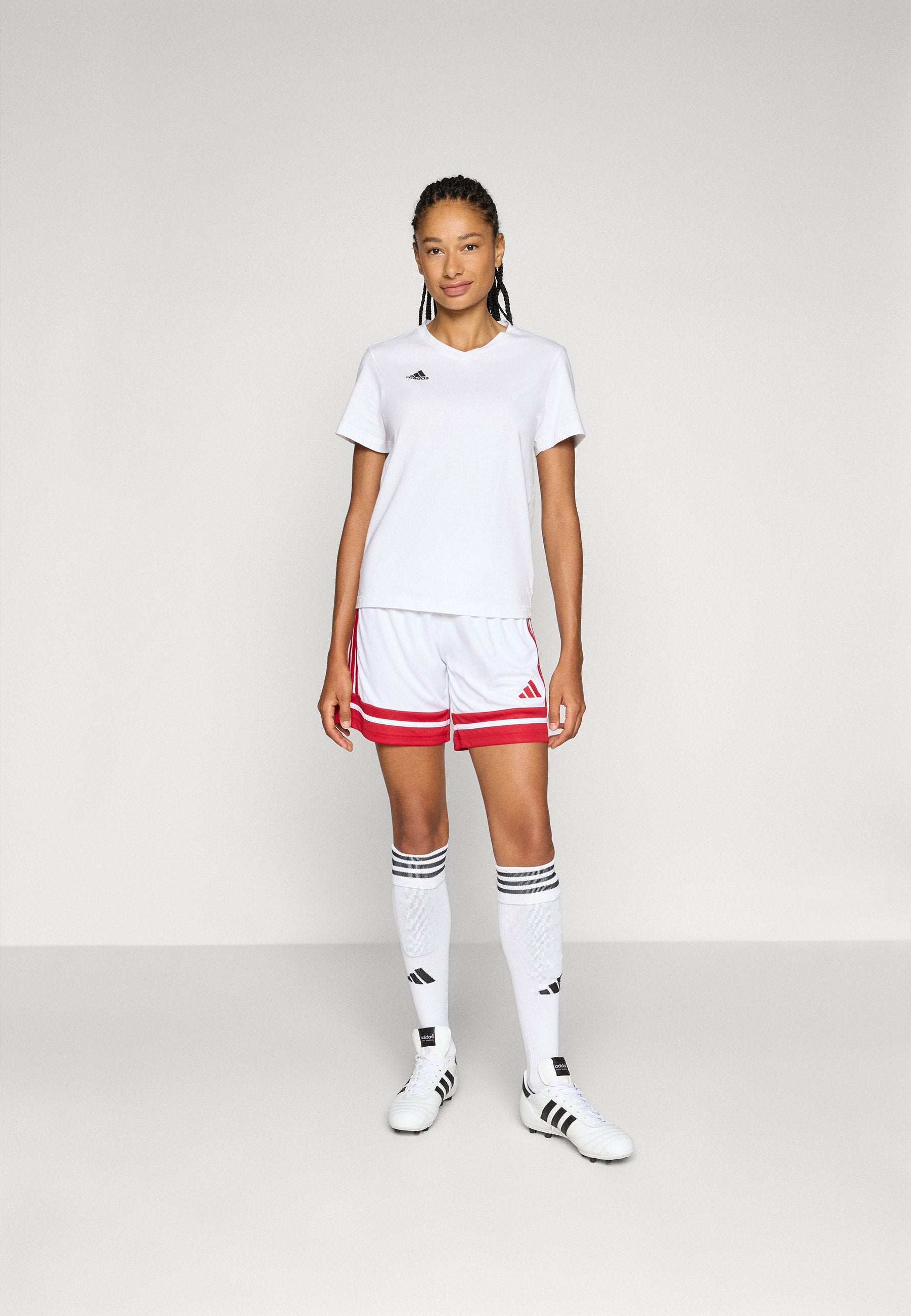 SQUADRA25 SHORTS  WOMEN - Sports shorts - white/team power red