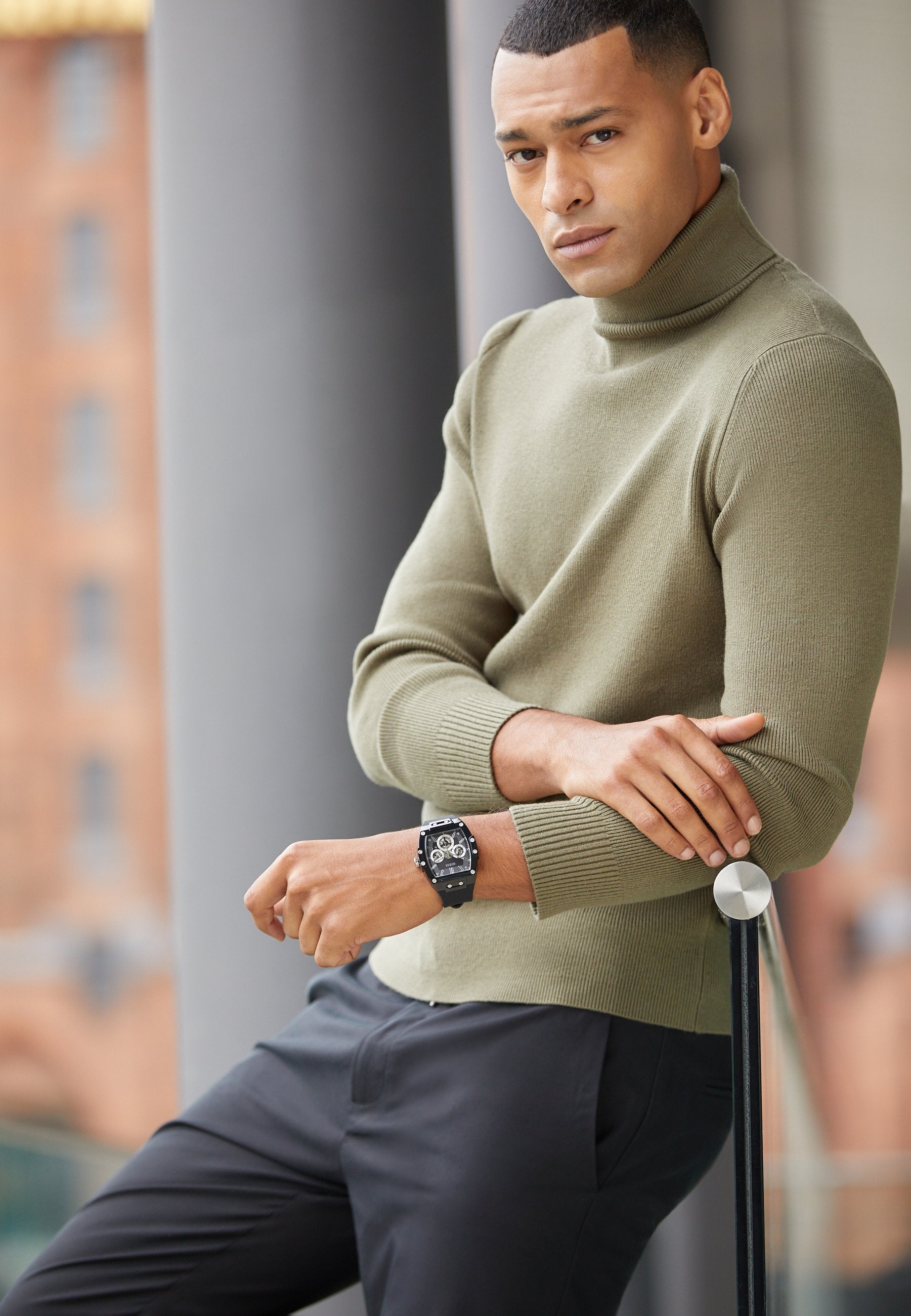 PHOENIX - Chronograph watch - black