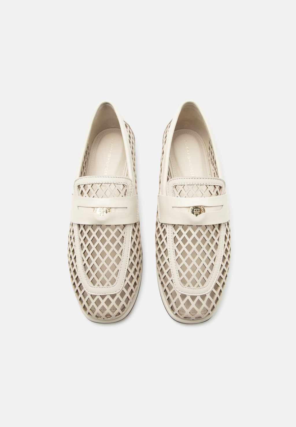 COIN LOAFER LASER CUT - Slip-ons - classic beige