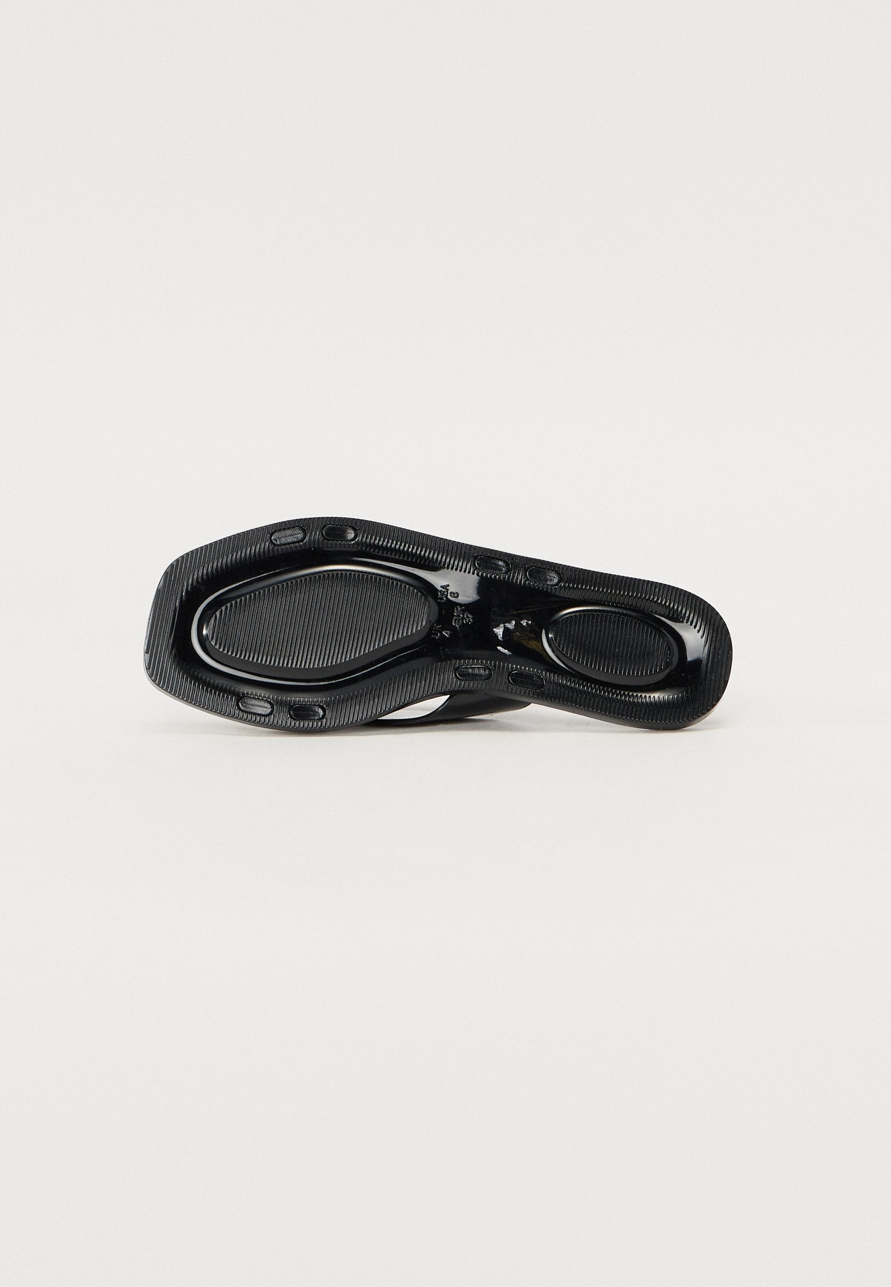 JELLY III SPARKLE KROSSTRAP - Slippers - black/silver coloured