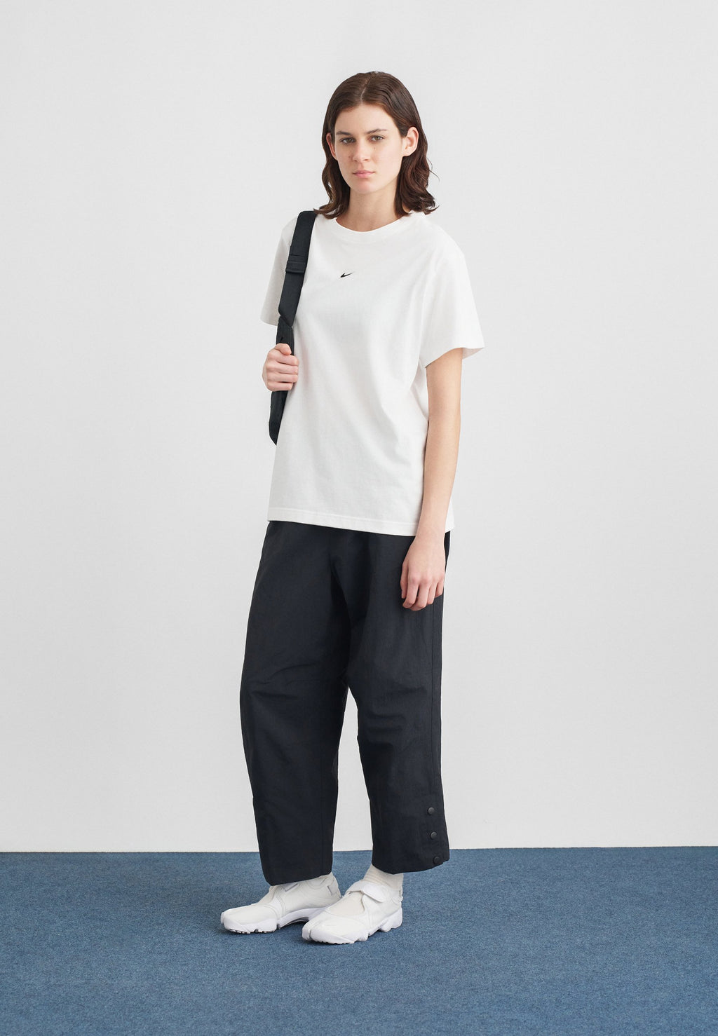CLASSIC TEE - Basic T-shirt - white/black