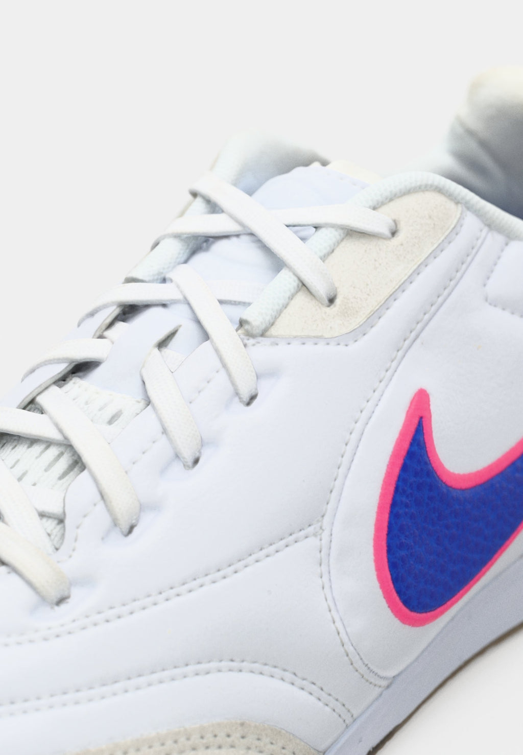 TIEMPO STREETGATO IC UNISEX - Indoor football boots - white/racer blue/pink blast