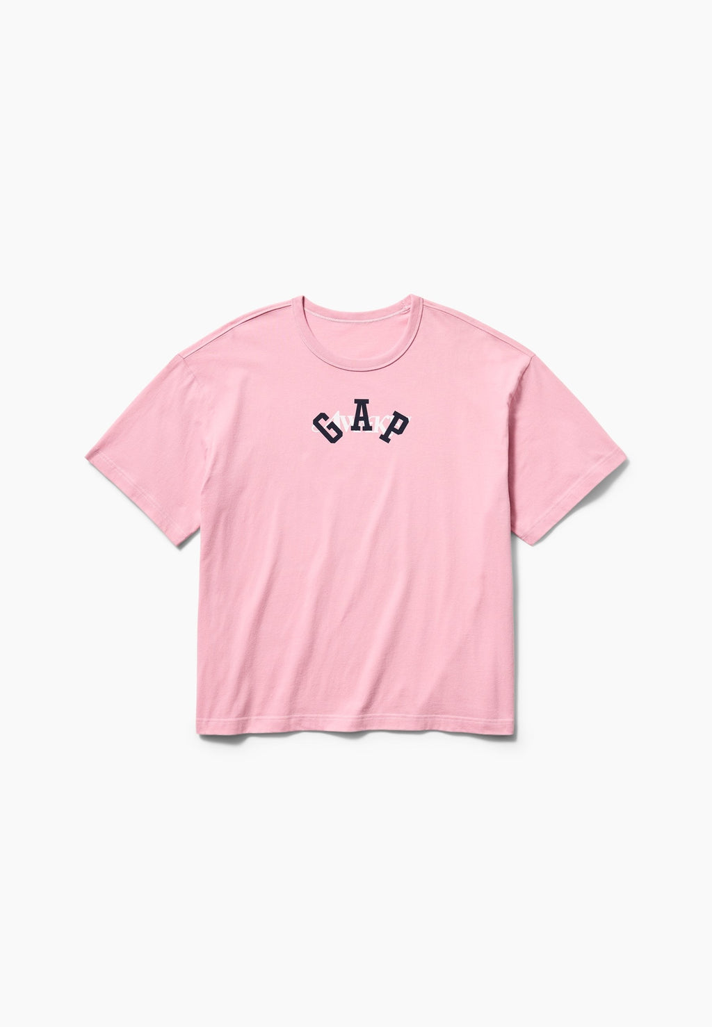 GAP AWAKE NY KUTU KESİM TİŞÖRT UNISEX - Baskılı tişört - new rose crystal