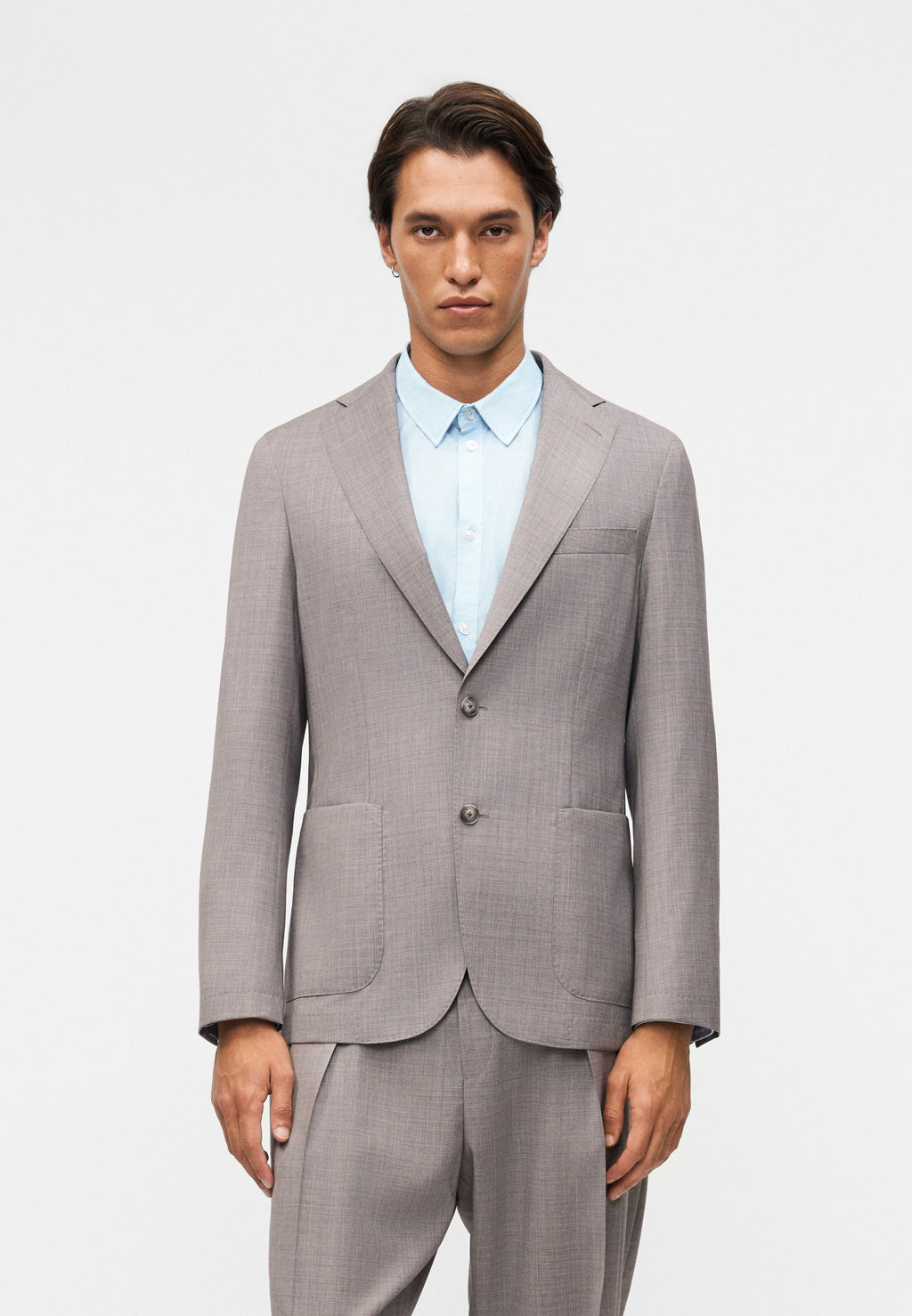 HANRY - Blazer jacket - open grey